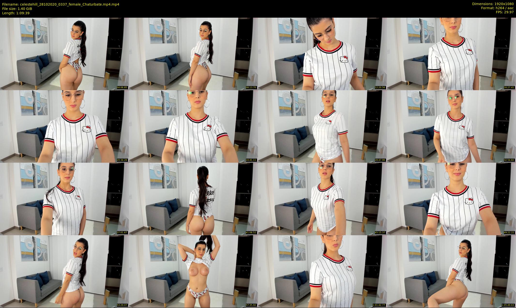 celestehill — 70 minute Chaturbate female cam show recording, 1080p, Oct 28, 2020