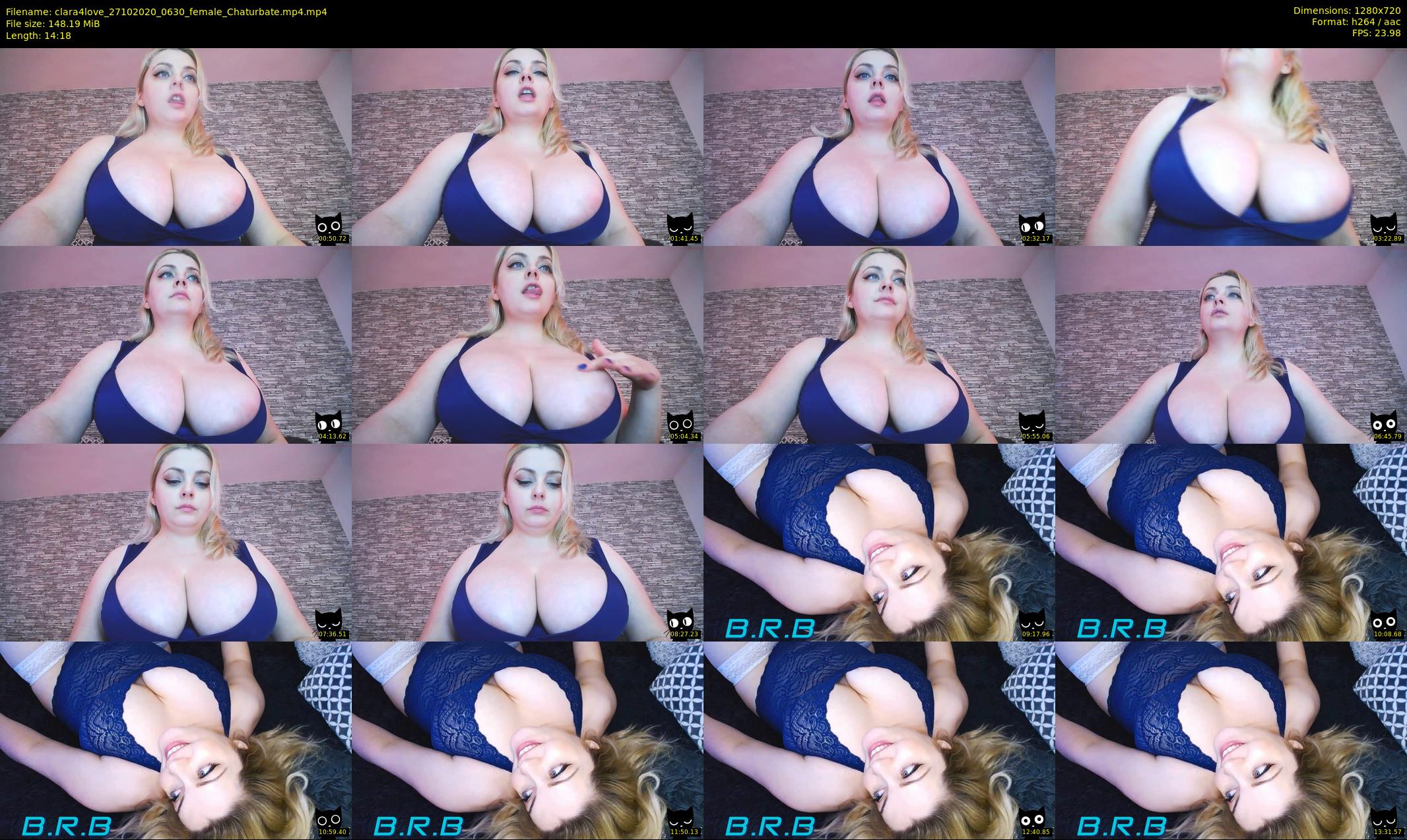clara4love — 15 minute Chaturbate female cam show recording, 720p, Oct 27, 2020