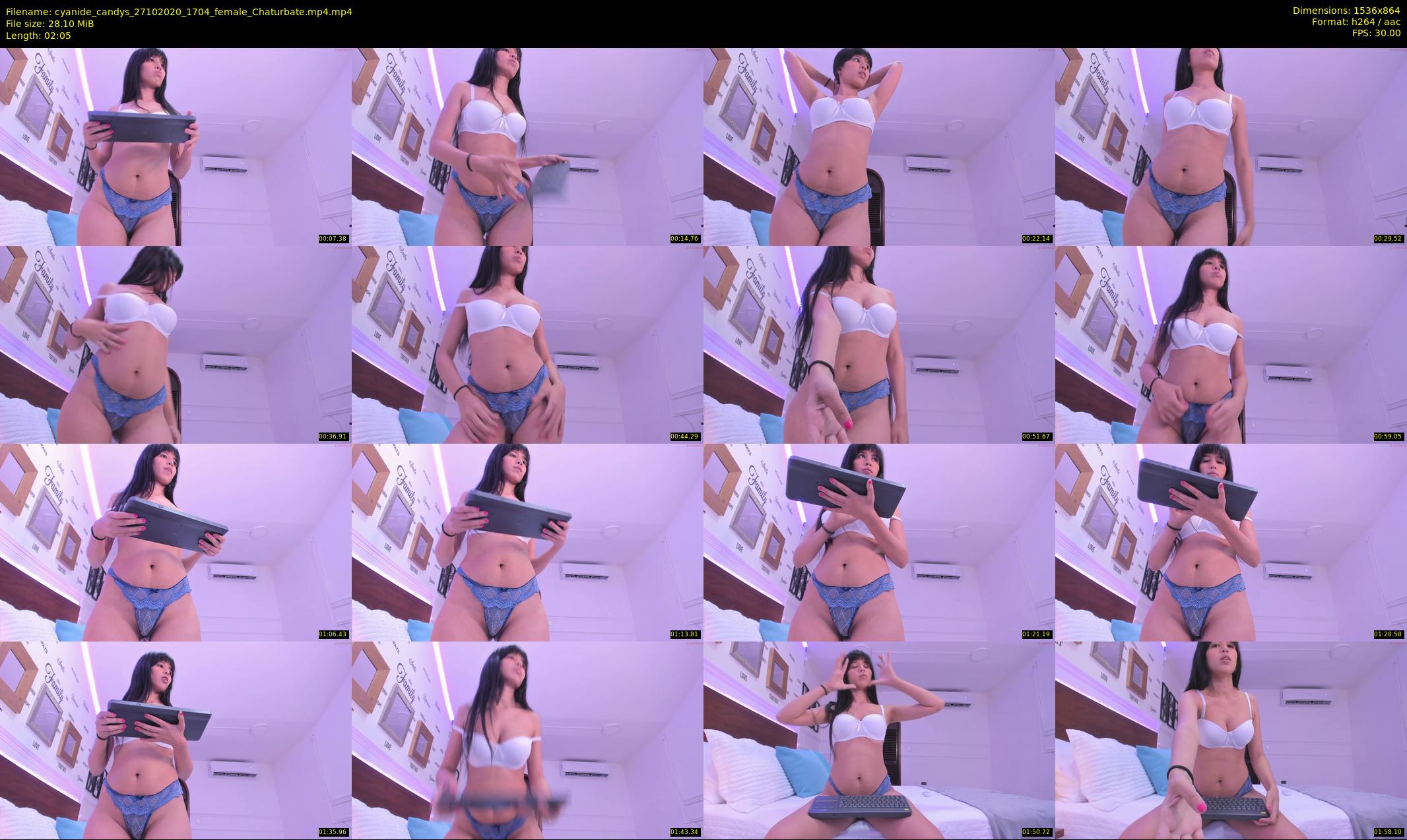 cyanide_candys — 3 minute Chaturbate female cam show recording, 720p, Oct 27, 2020