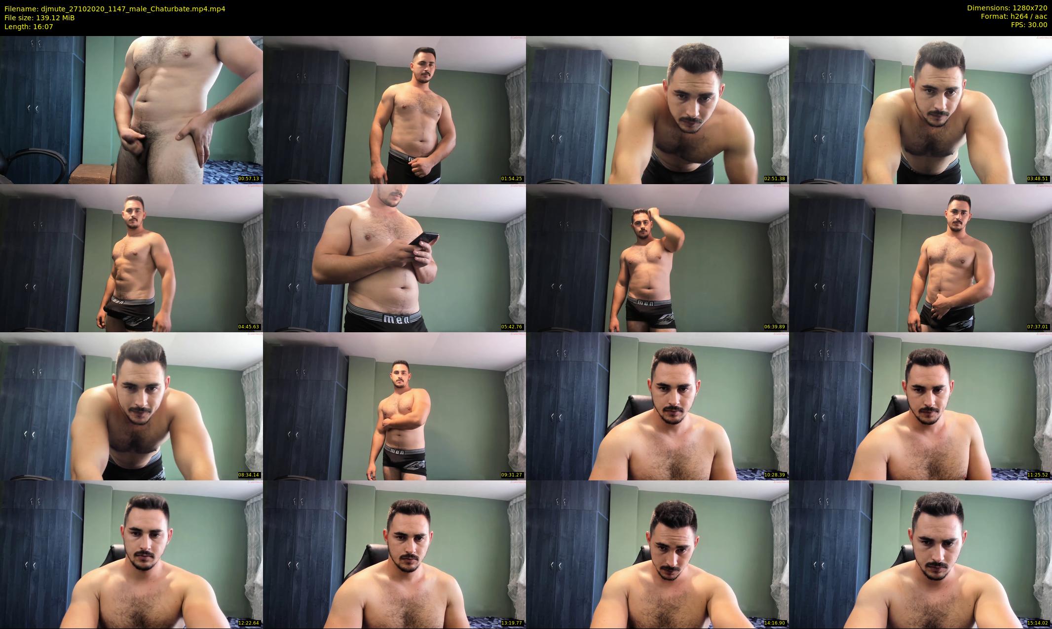 djmute — 17 minute Chaturbate male cam show recording, 720p, Oct 27, 2020