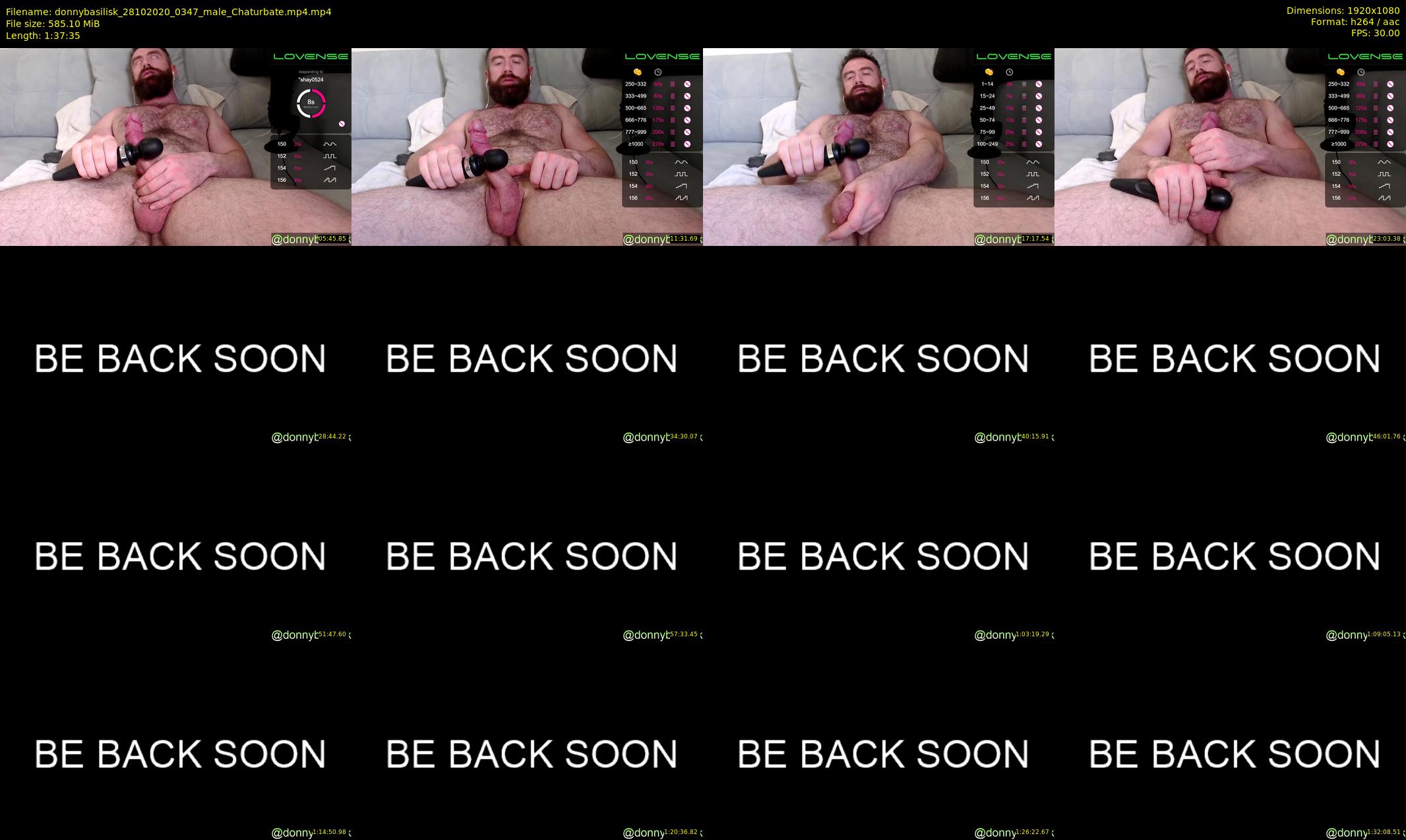 donnybasilisk — 98 minute Chaturbate male cam show recording, 1080p, Oct 28, 2020
