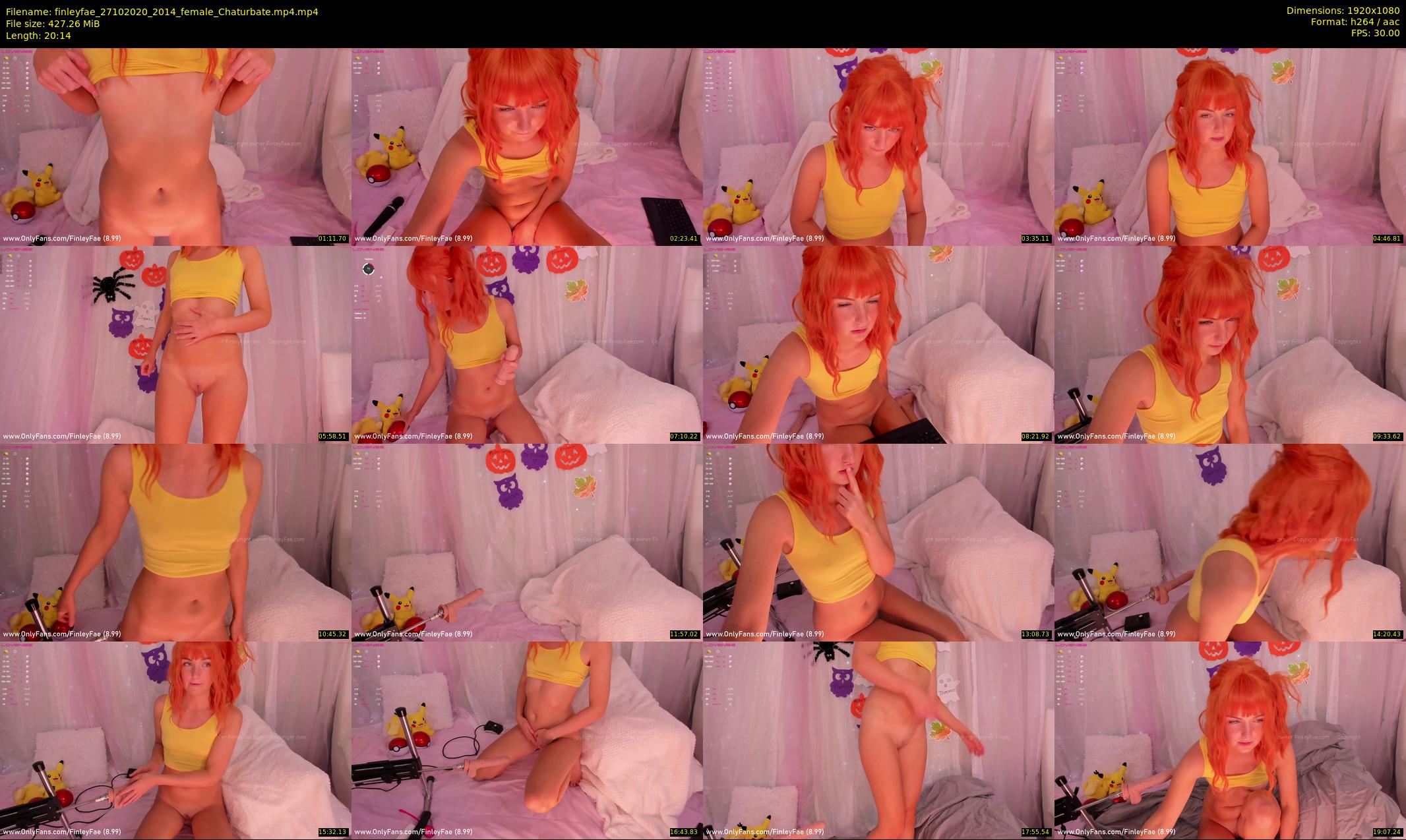 finleyfae — 21 minute Chaturbate female cam show recording, 1080p, Oct 27, 2020