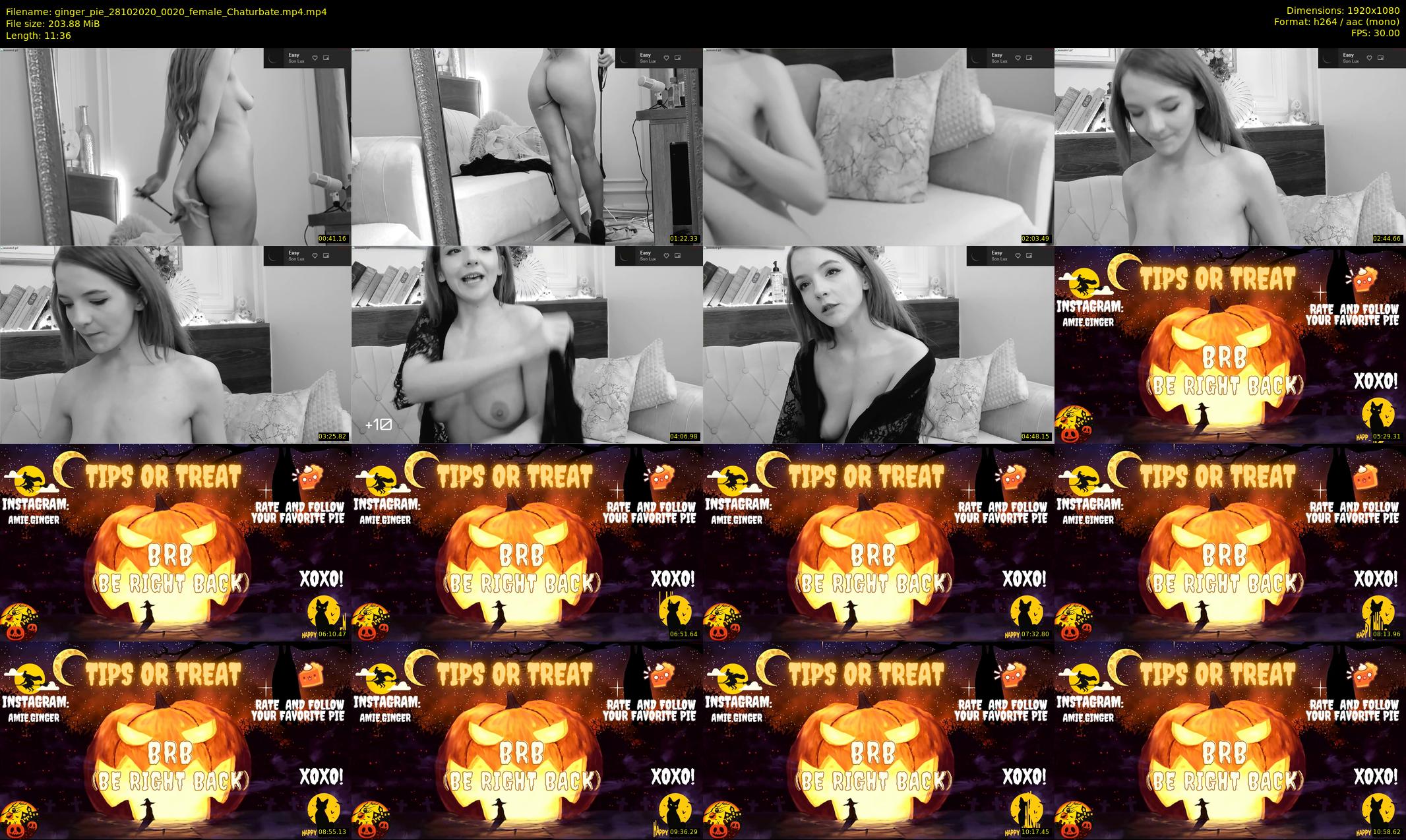 ginger_pie — 12 minute Chaturbate female cam show recording, 1080p, Oct 28, 2020