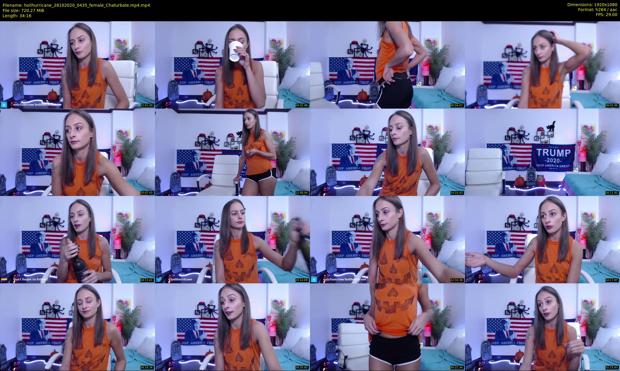 holihurricane — 35 minute Chaturbate female cam show recording, 1080p, Oct 28, 2020