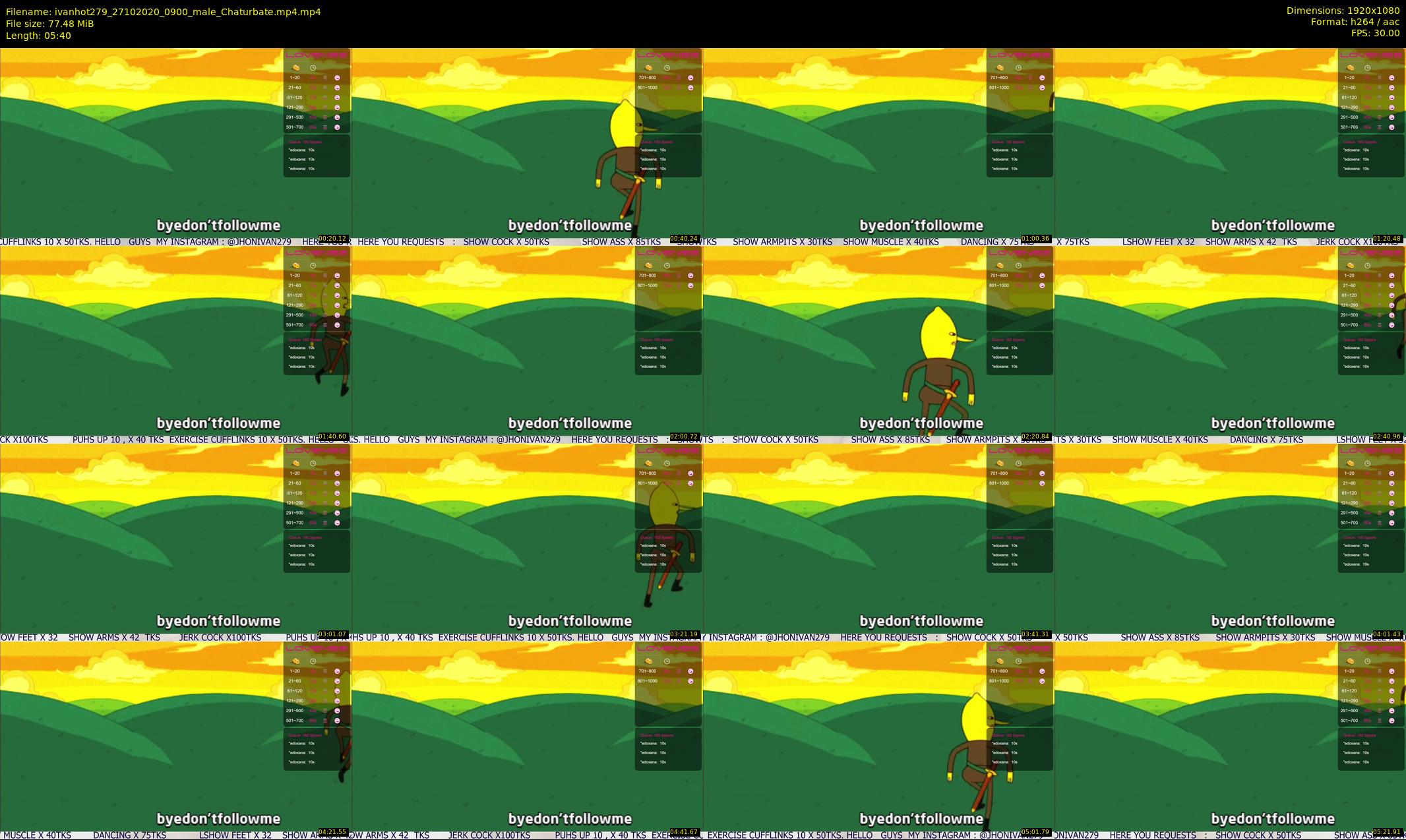 ivanhot279 — 6 minute Chaturbate male cam show recording, 1080p, Oct 27, 2020