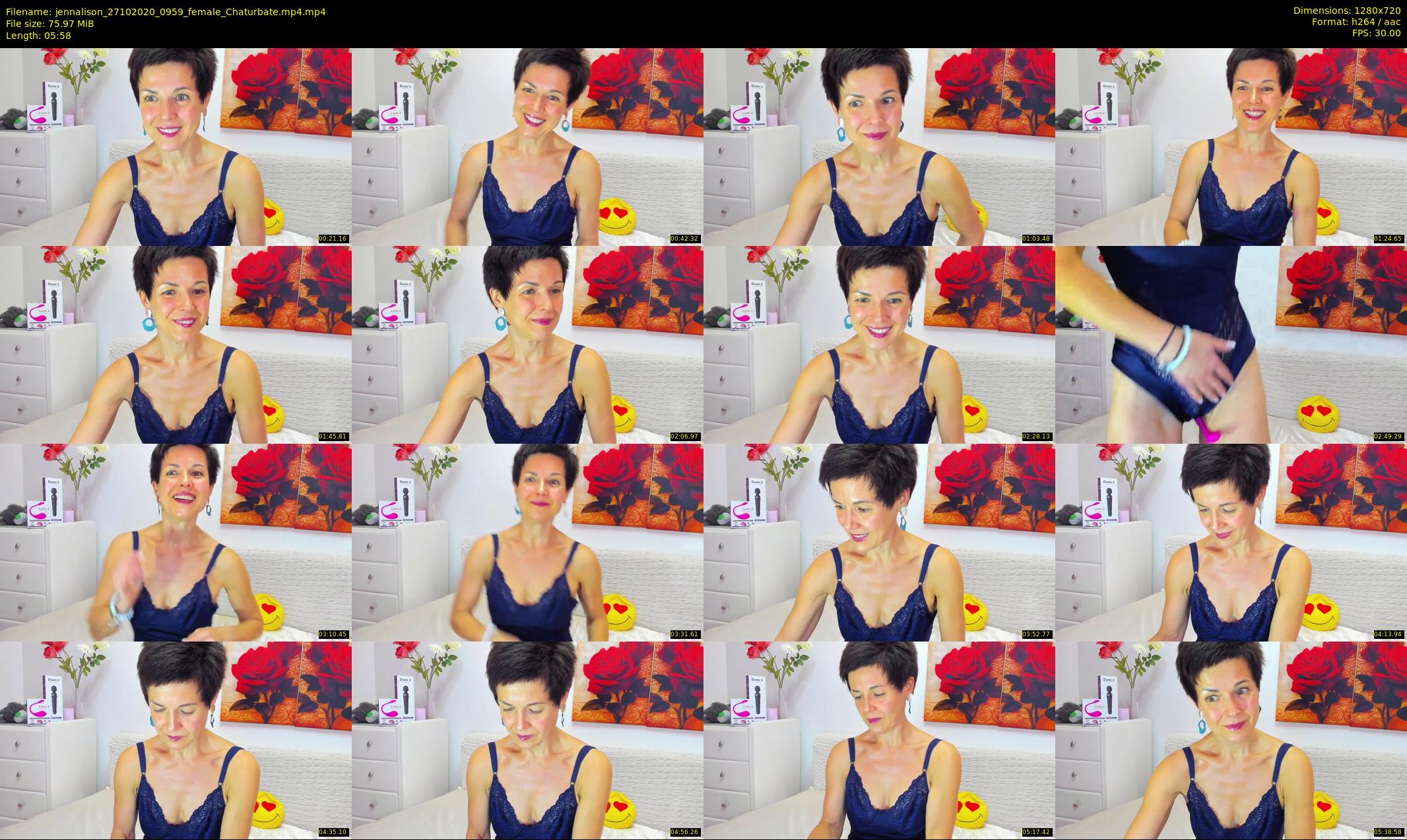 jennalison — 6 minute Chaturbate female cam show recording, 720p, Oct 27, 2020