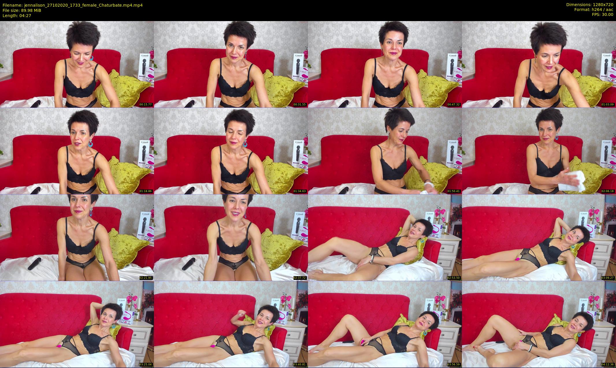 jennalison — 5 minute Chaturbate female cam show recording, 720p, Oct 27, 2020