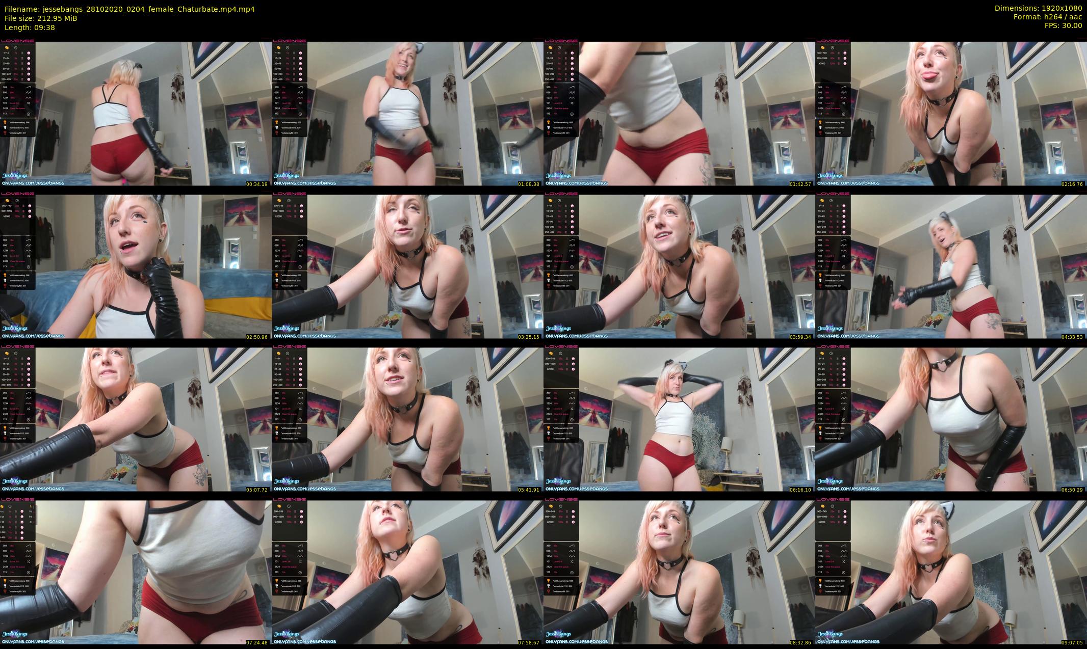 jessebangs — 10 minute Chaturbate female cam show recording, 1080p, Oct 28, 2020