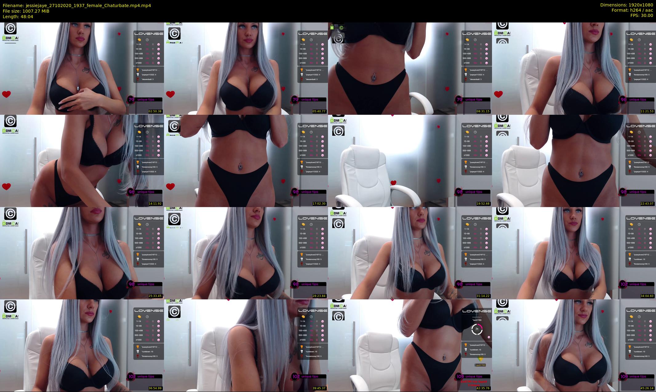 jessiejaye — 49 minute Chaturbate female cam show recording, 1080p, Oct 27, 2020