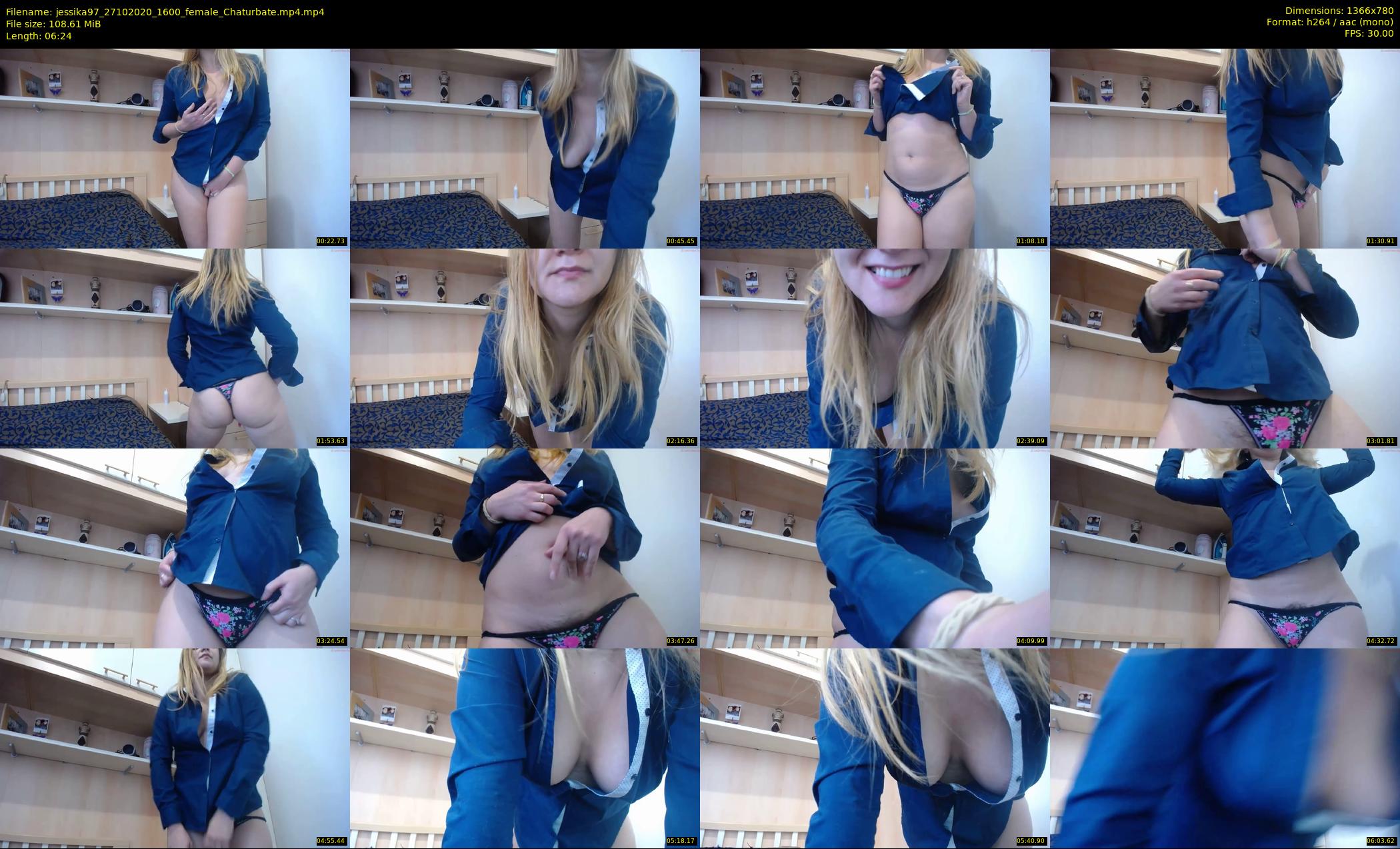 jessika97 — 7 minute Chaturbate female cam show recording, 720p, Oct 27, 2020