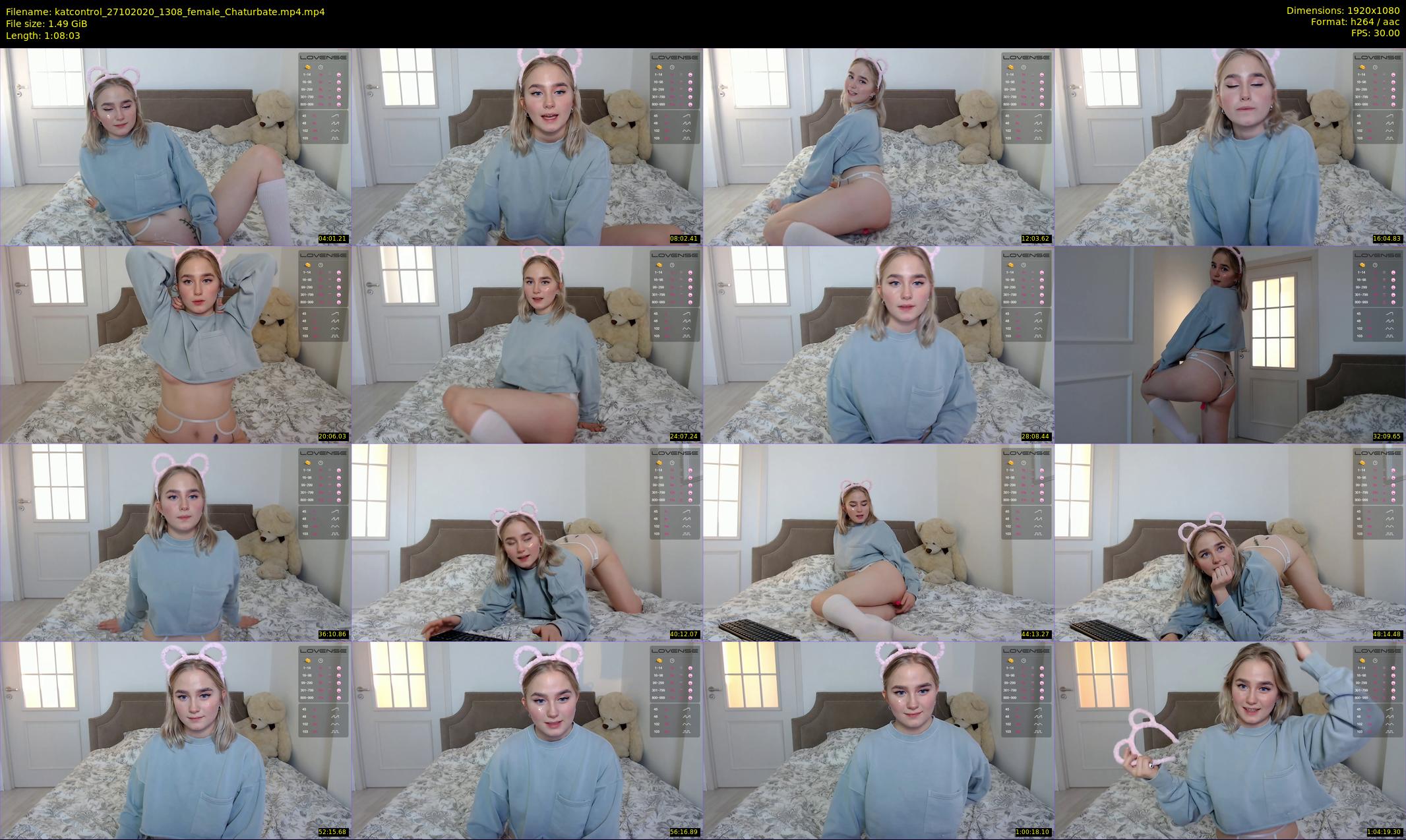 katcontrol — 69 minute Chaturbate female cam show recording, 1080p, Oct 27, 2020