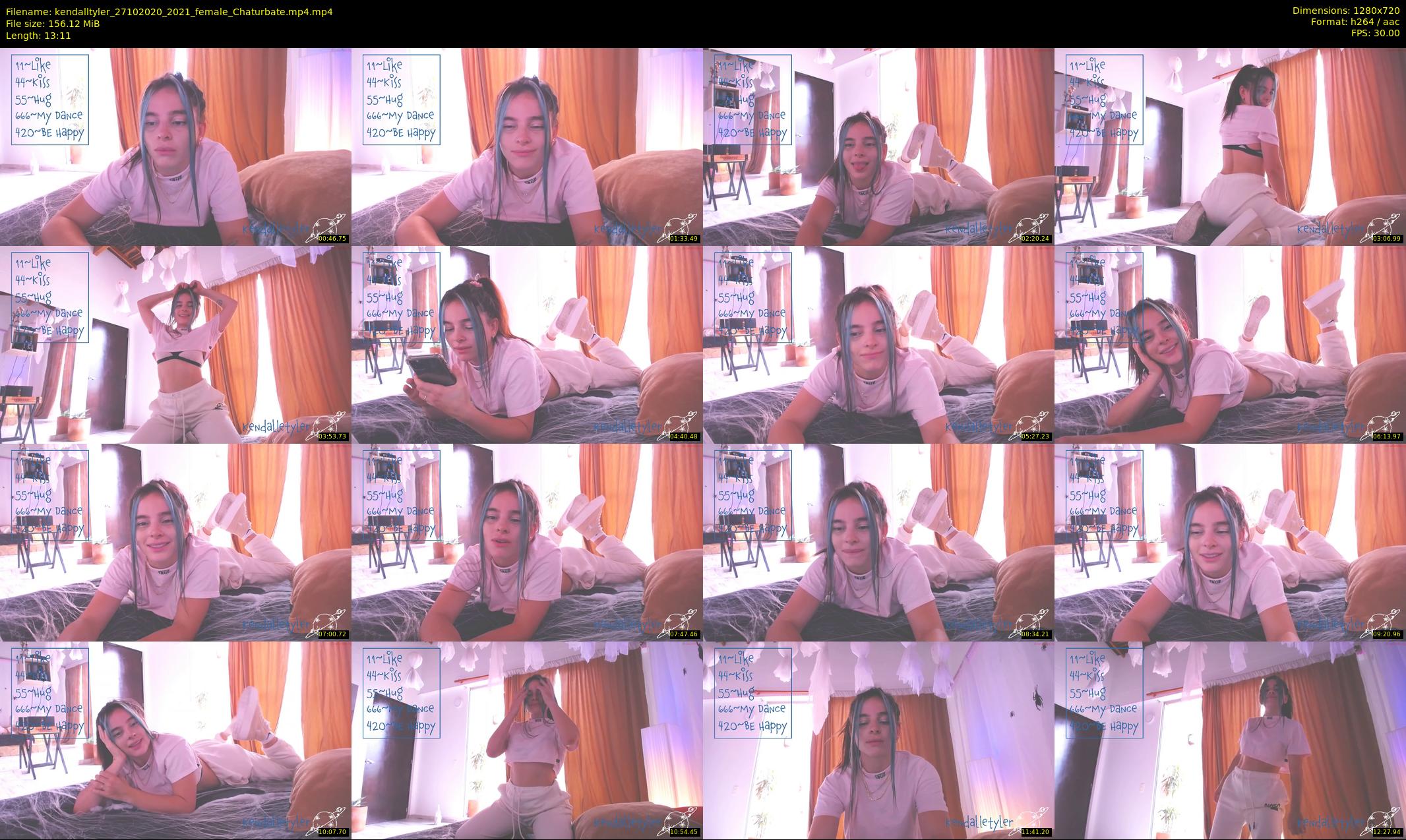 kendalltyler — 14 minute Chaturbate female cam show recording, 720p, Oct 27, 2020