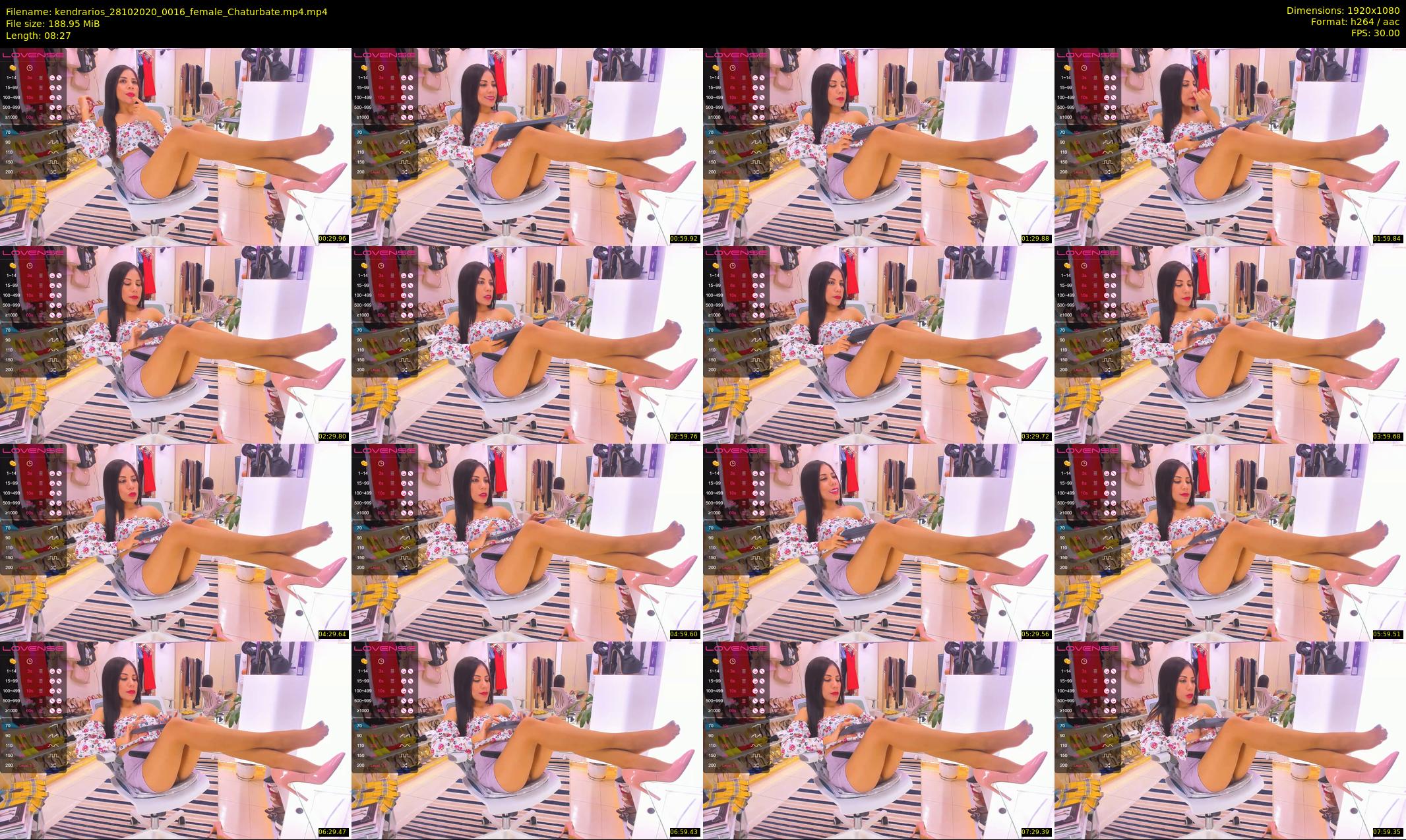 kendrarios — 9 minute Chaturbate female cam show recording, 1080p, Oct 28, 2020