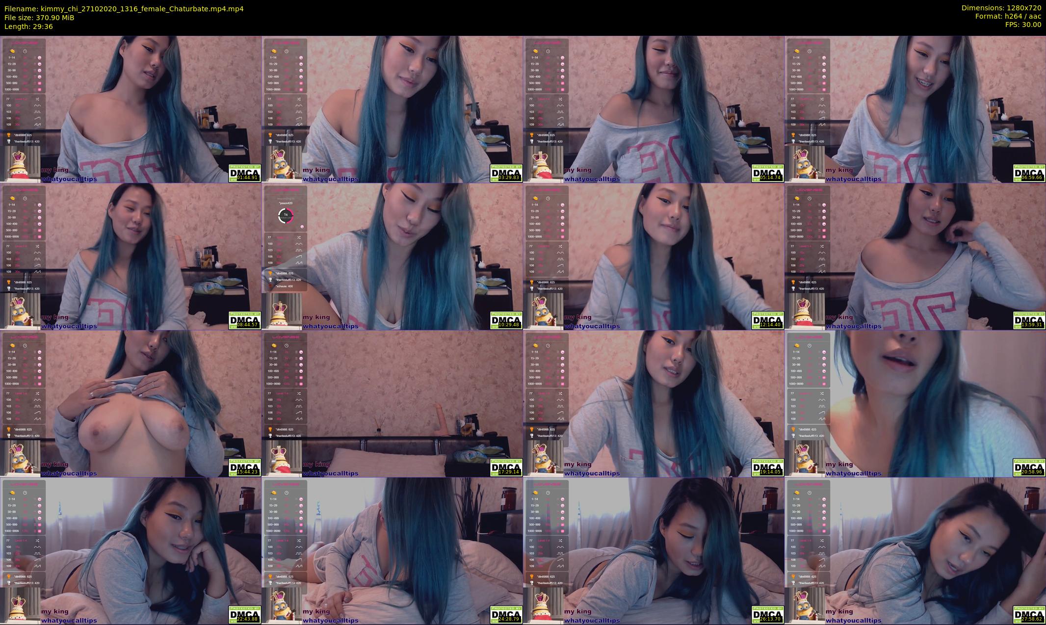 kimmy_chi — 30 minute Chaturbate female cam show recording, 720p, Oct 27, 2020