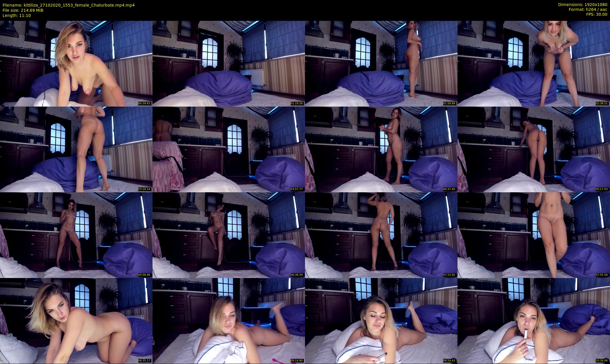 kittiliza — 12 minute Chaturbate female cam show recording, 1080p, Oct 27, 2020
