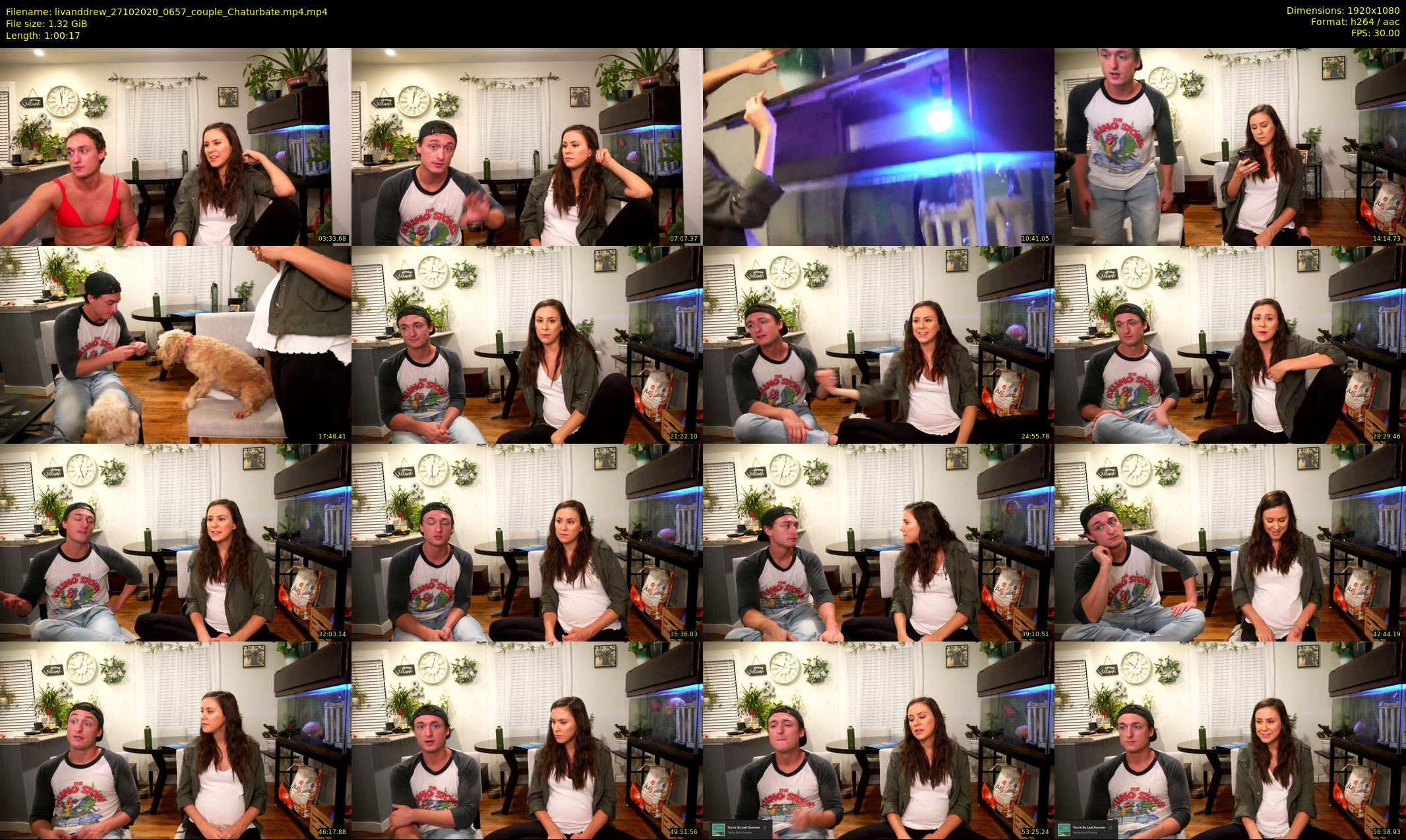 livanddrew — 61 minute Chaturbate couple cam show recording, 1080p, Oct 27, 2020