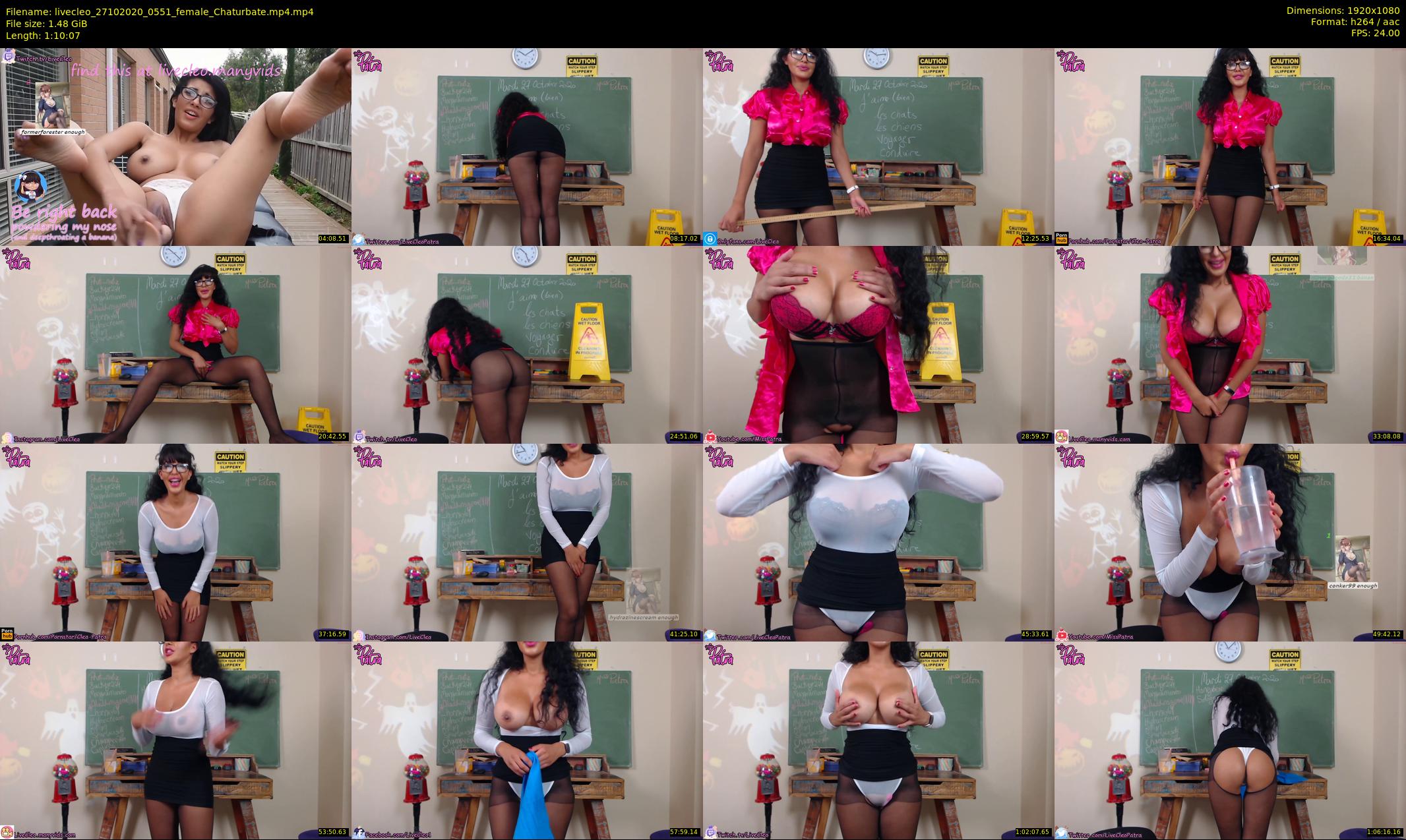livecleo — 71 minute Chaturbate female cam show recording, 1080p, Oct 27, 2020