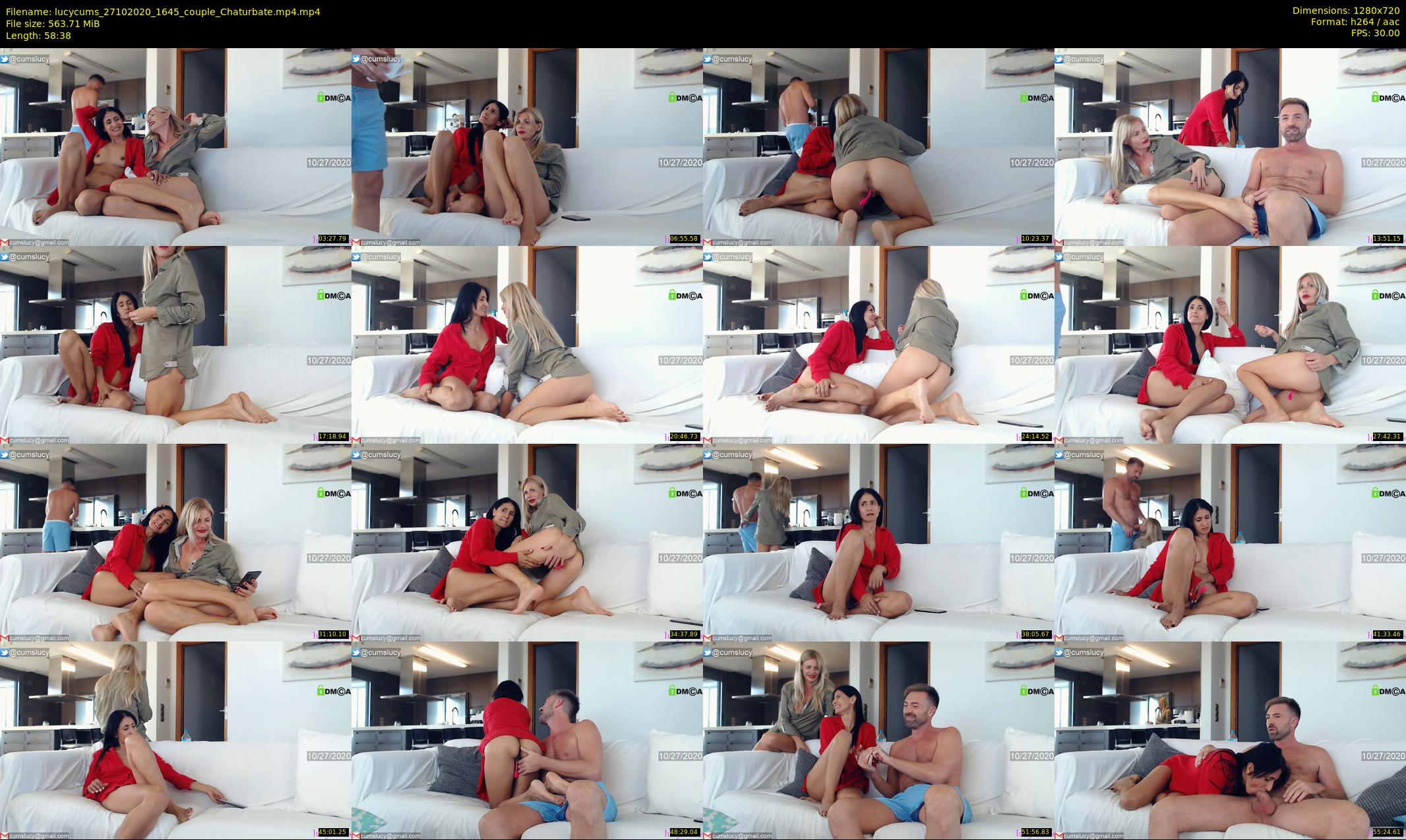 lucycums — 59 minute Chaturbate couple cam show recording, 720p, Oct 27, 2020