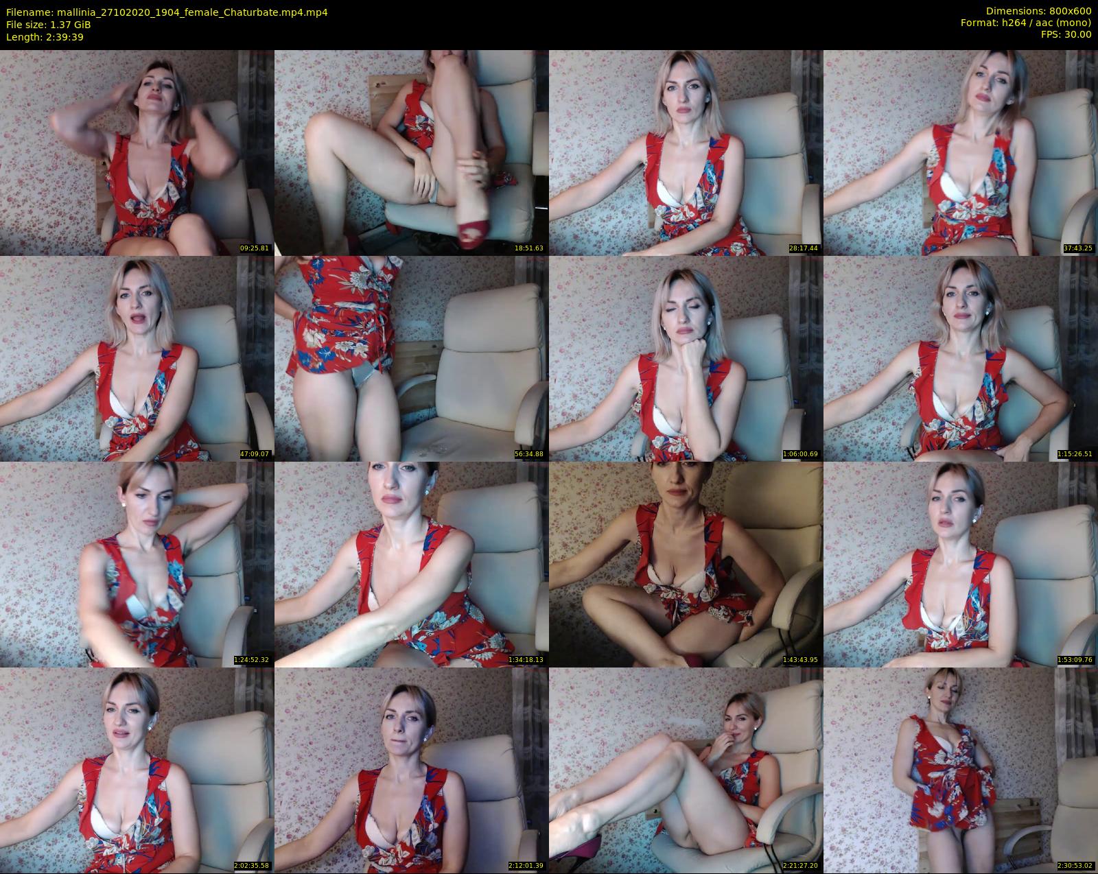 mallinia — 160 minute Chaturbate female cam show recording, 480p, Oct 27, 2020