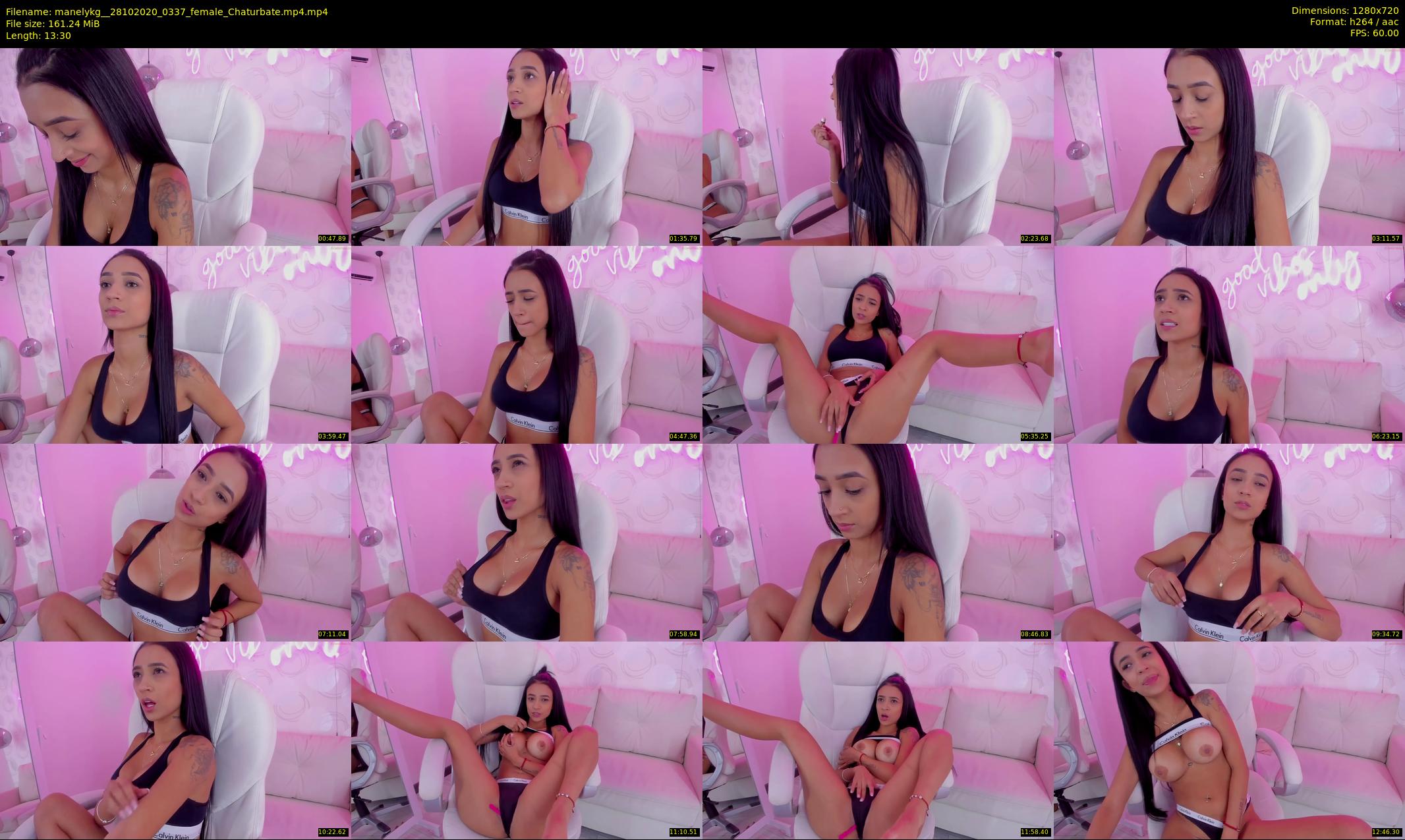 manelykg_ — 14 minute Chaturbate female cam show recording, 720p, Oct 28, 2020