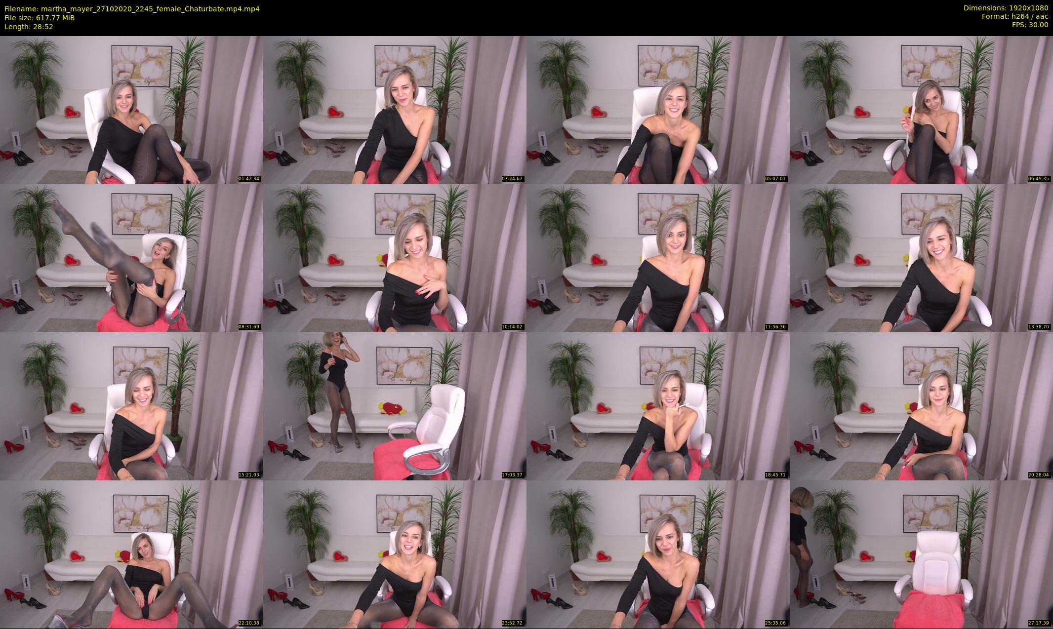 martha_mayer — 29 minute Chaturbate female cam show recording, 1080p, Oct 27, 2020