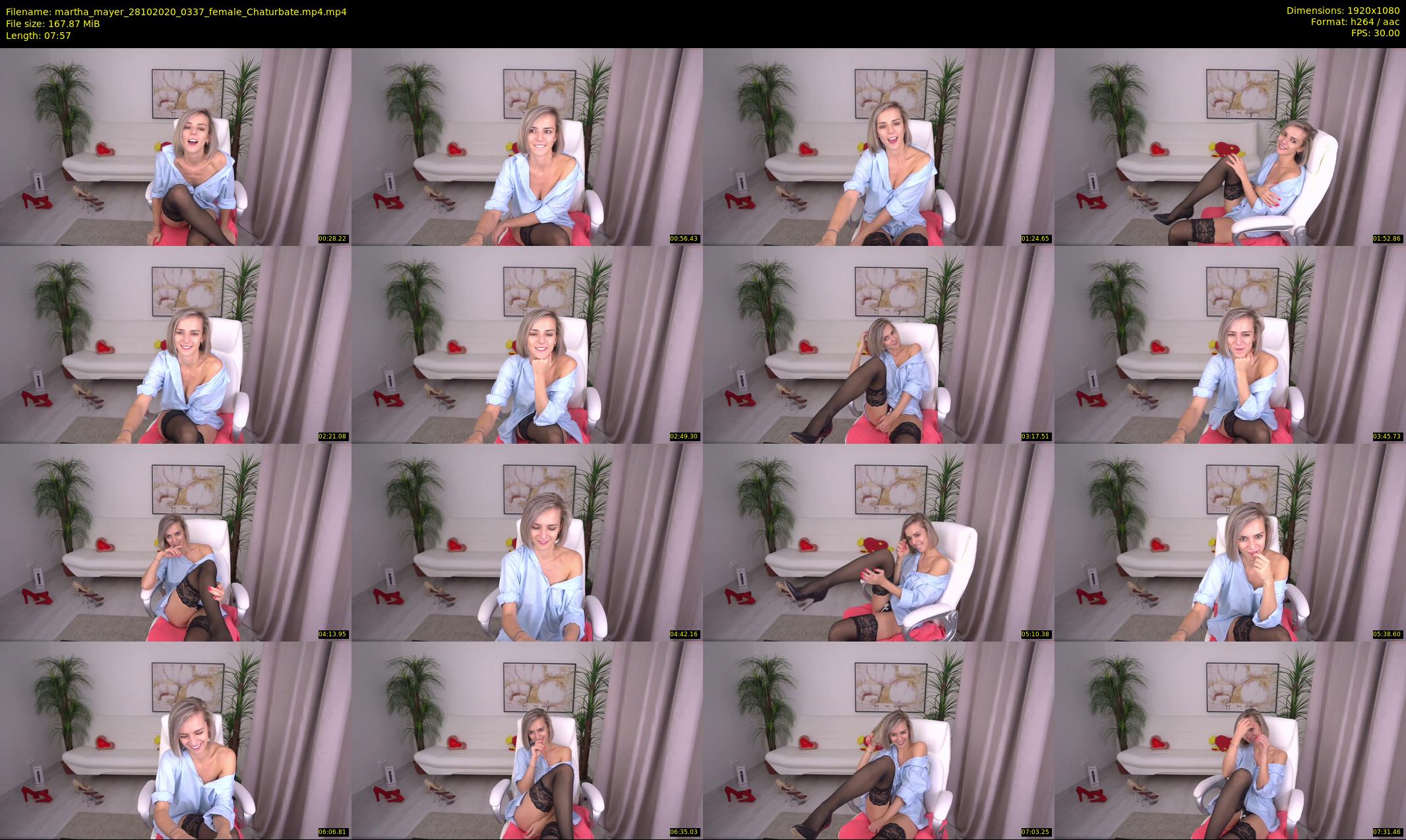 martha_mayer — 8 minute Chaturbate female cam show recording, 1080p, Oct 28, 2020