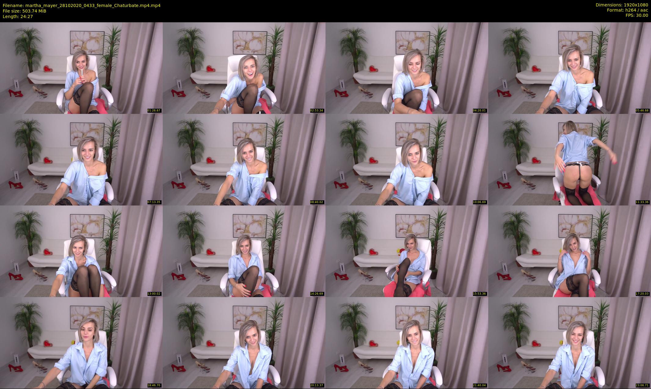 martha_mayer — 25 minute Chaturbate female cam show recording, 1080p, Oct 28, 2020