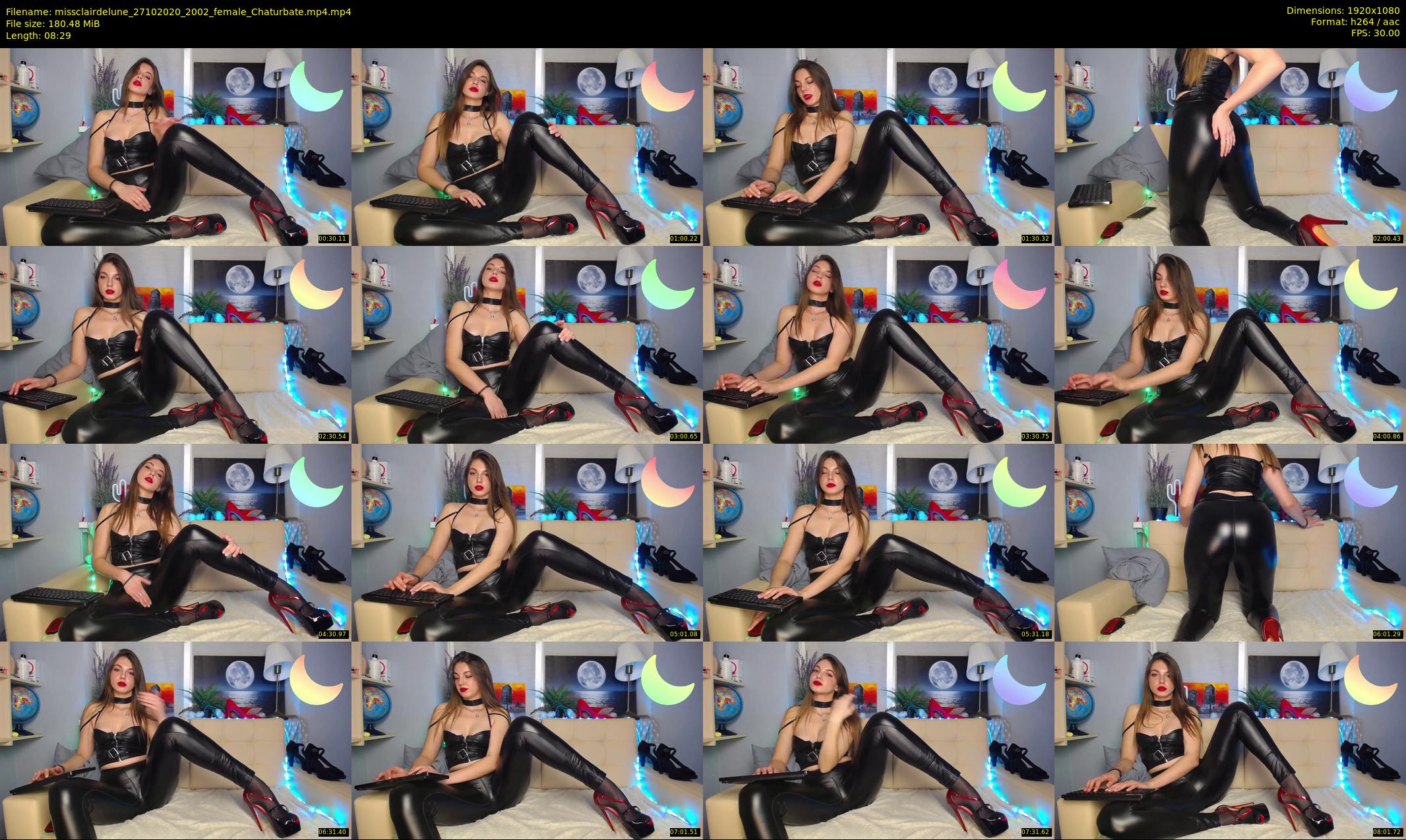missclairdelune — 9 minute Chaturbate female cam show recording, 1080p, Oct 27, 2020