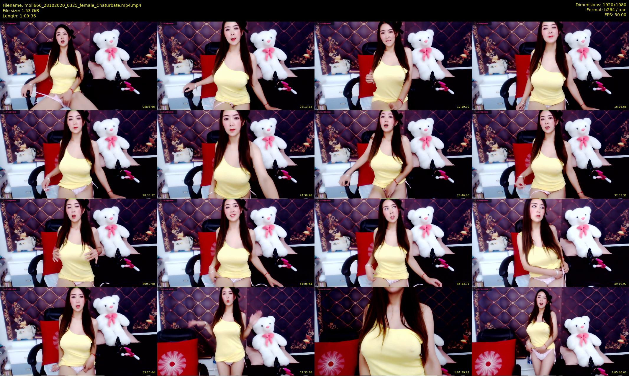 moli666 — 70 minute Chaturbate female cam show recording, 1080p, Oct 28, 2020