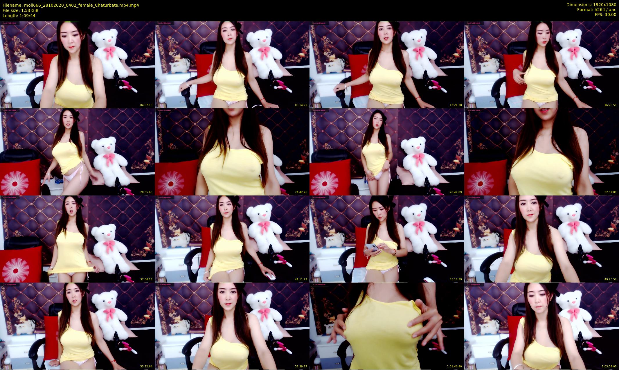 moli666 — 70 minute Chaturbate female cam show recording, 1080p, Oct 28, 2020