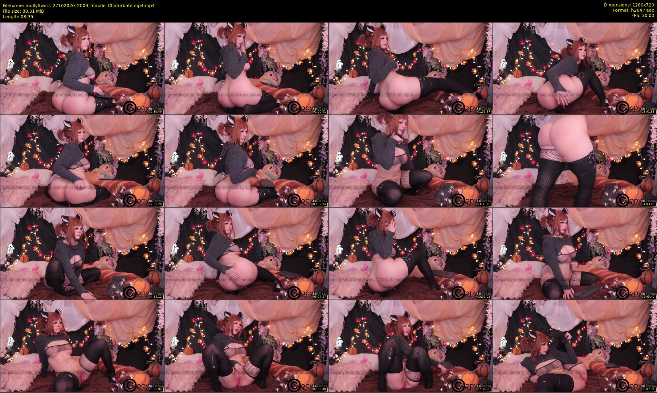 mollyflwers — 9 minute Chaturbate female cam show recording, 720p, Oct 27, 2020