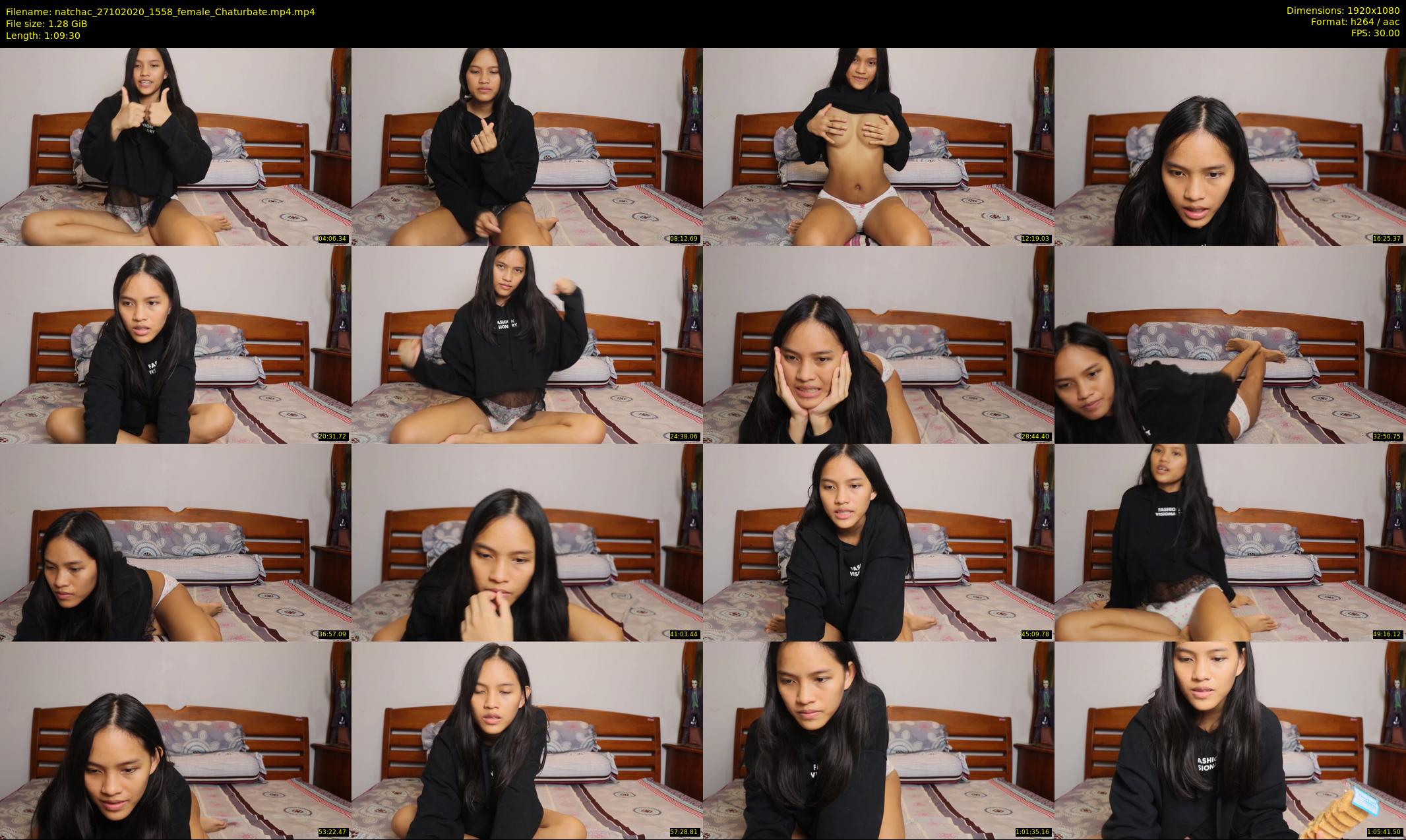 natchac — 70 minute Chaturbate female cam show recording, 1080p, Oct 27, 2020