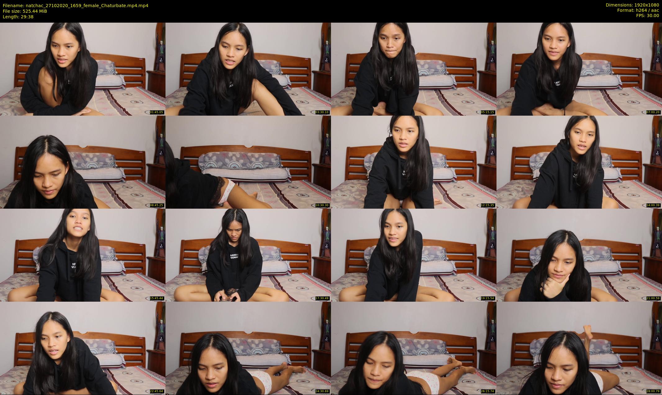 natchac — 30 minute Chaturbate female cam show recording, 1080p, Oct 27, 2020