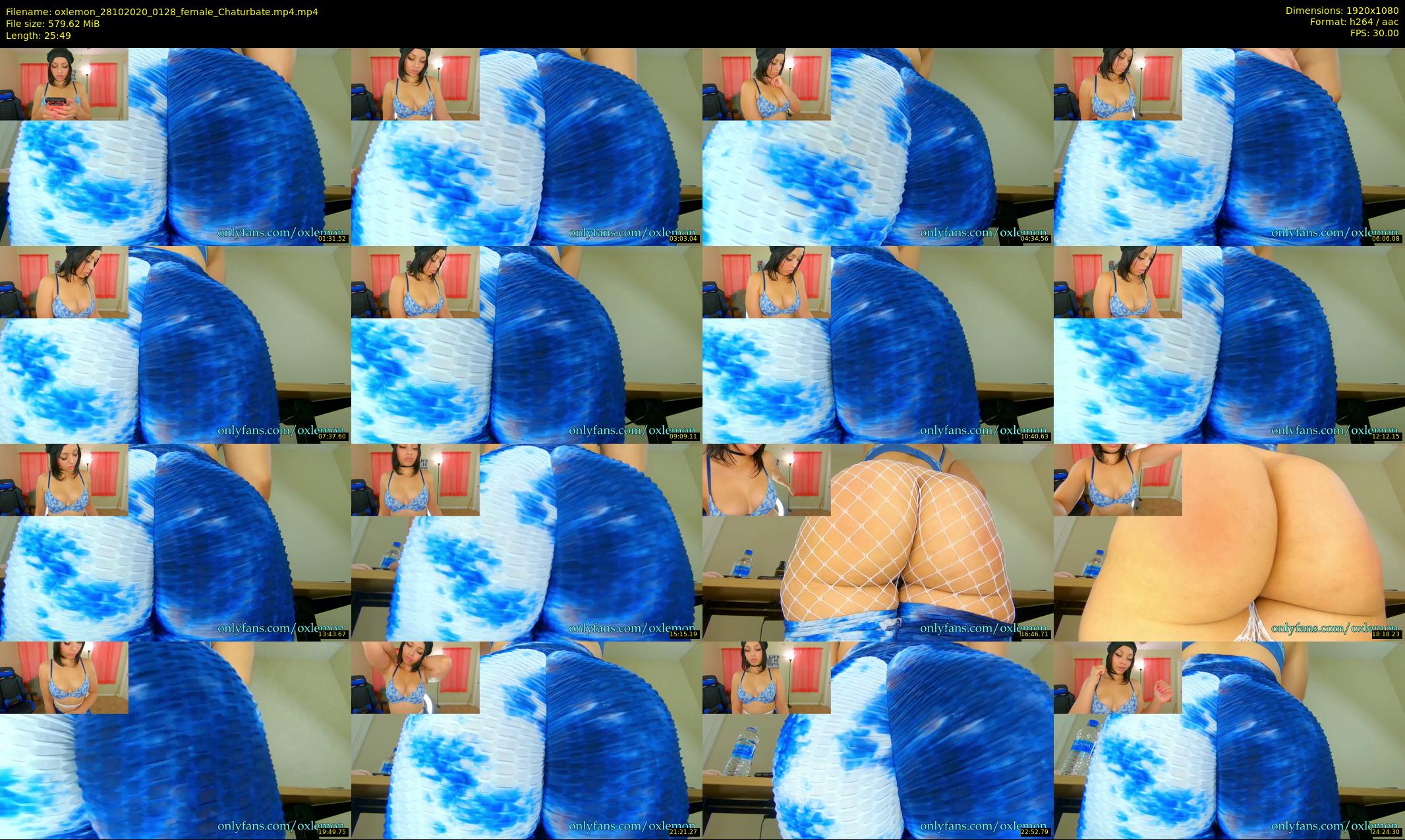 oxlemon — 26 minute Chaturbate female cam show recording, 1080p, Oct 28, 2020