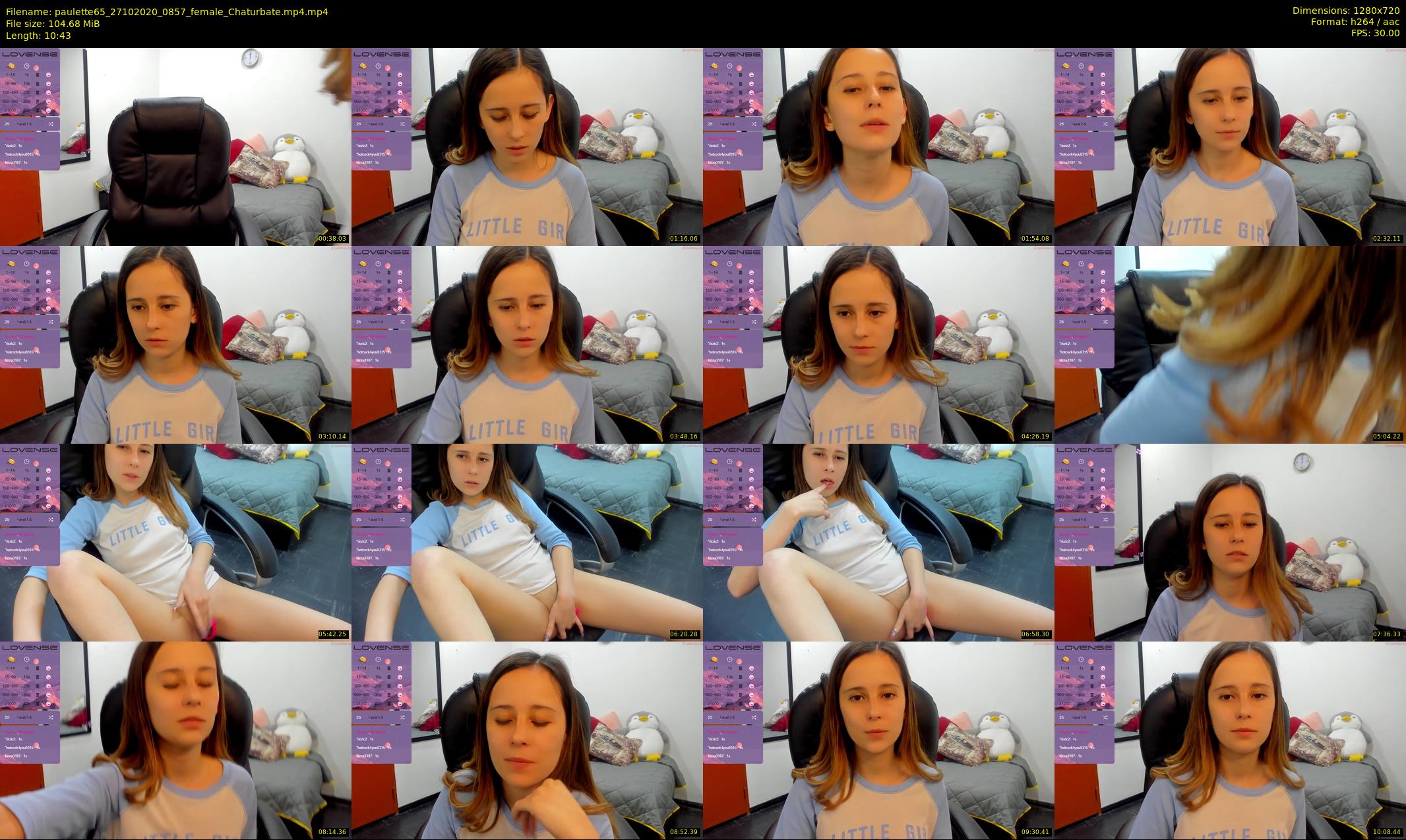 paulette65 — 11 minute Chaturbate female cam show recording, 720p, Oct 27, 2020