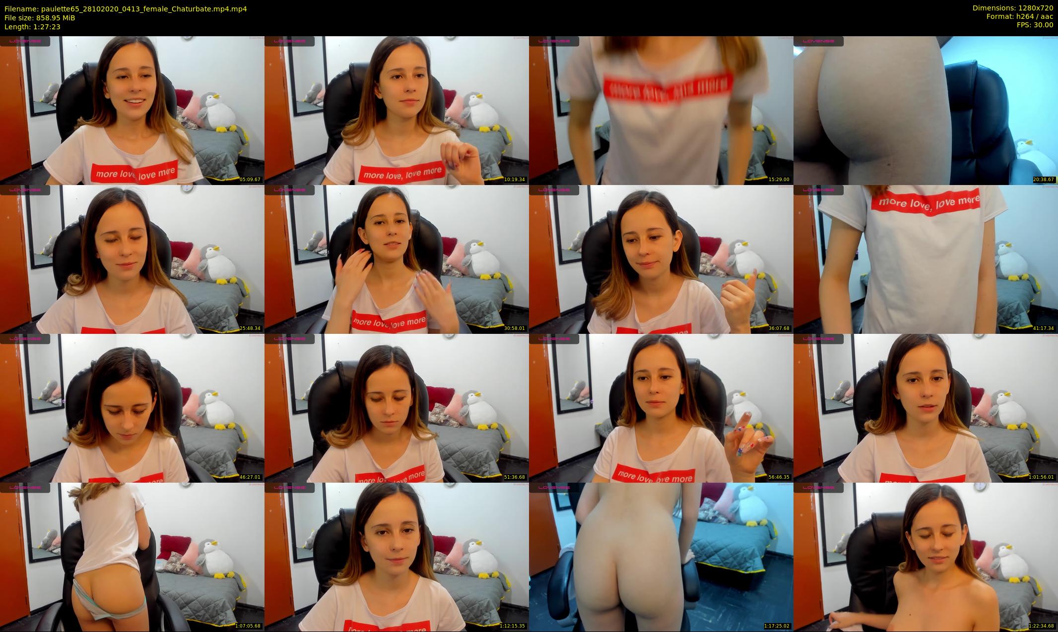 paulette65 — 88 minute Chaturbate female cam show recording, 720p, Oct 28, 2020