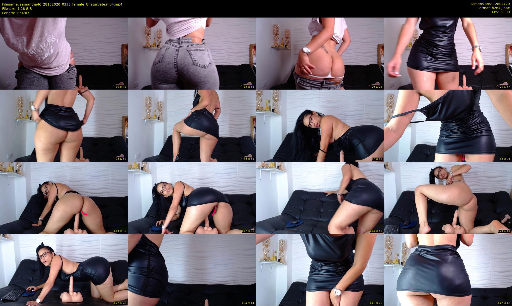 samantha46 — 115 minute Chaturbate female cam show recording, 720p, Oct 28, 2020