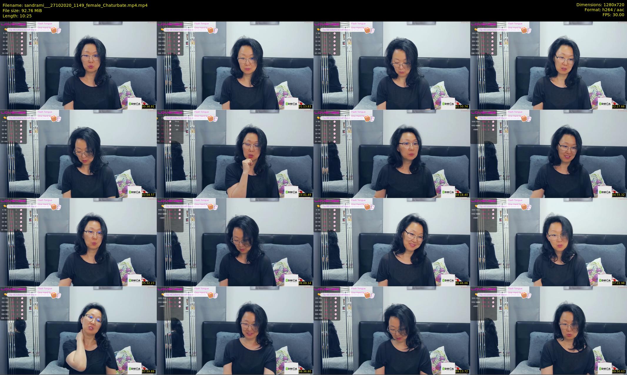 sandrami__ — 11 minute Chaturbate female cam show recording, 720p, Oct 27, 2020