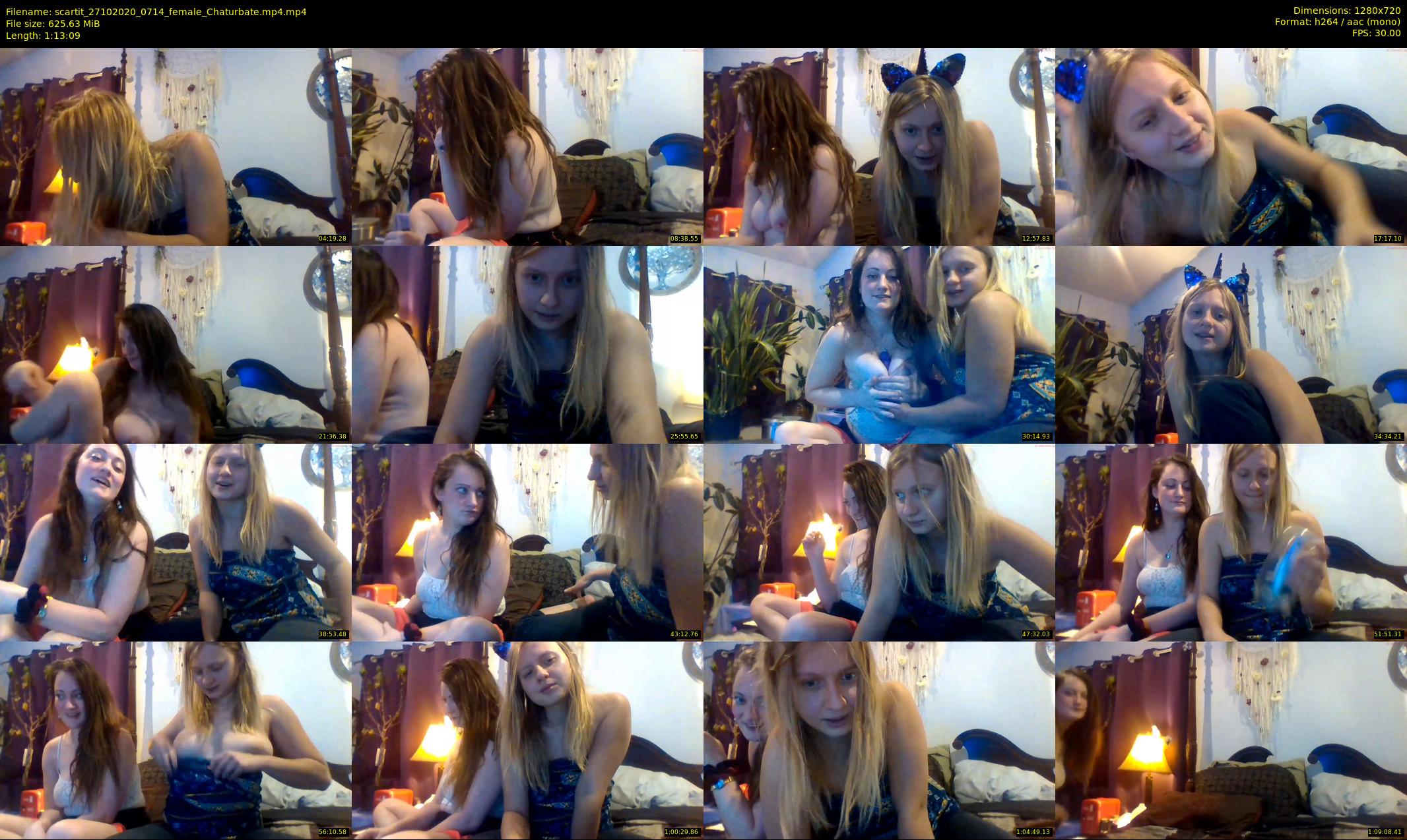 scartit — 74 minute Chaturbate female cam show recording, 720p, Oct 27, 2020