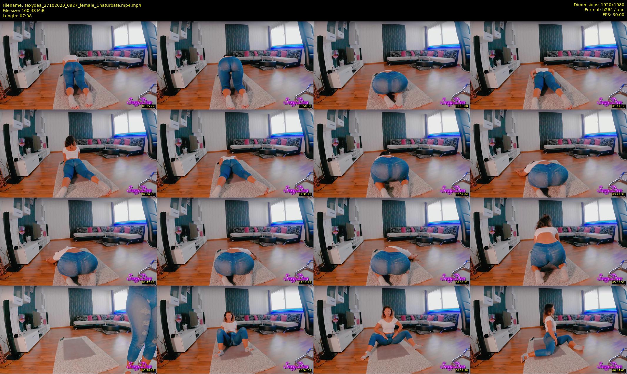 sexydea — 8 minute Chaturbate female cam show recording, 1080p, Oct 27, 2020