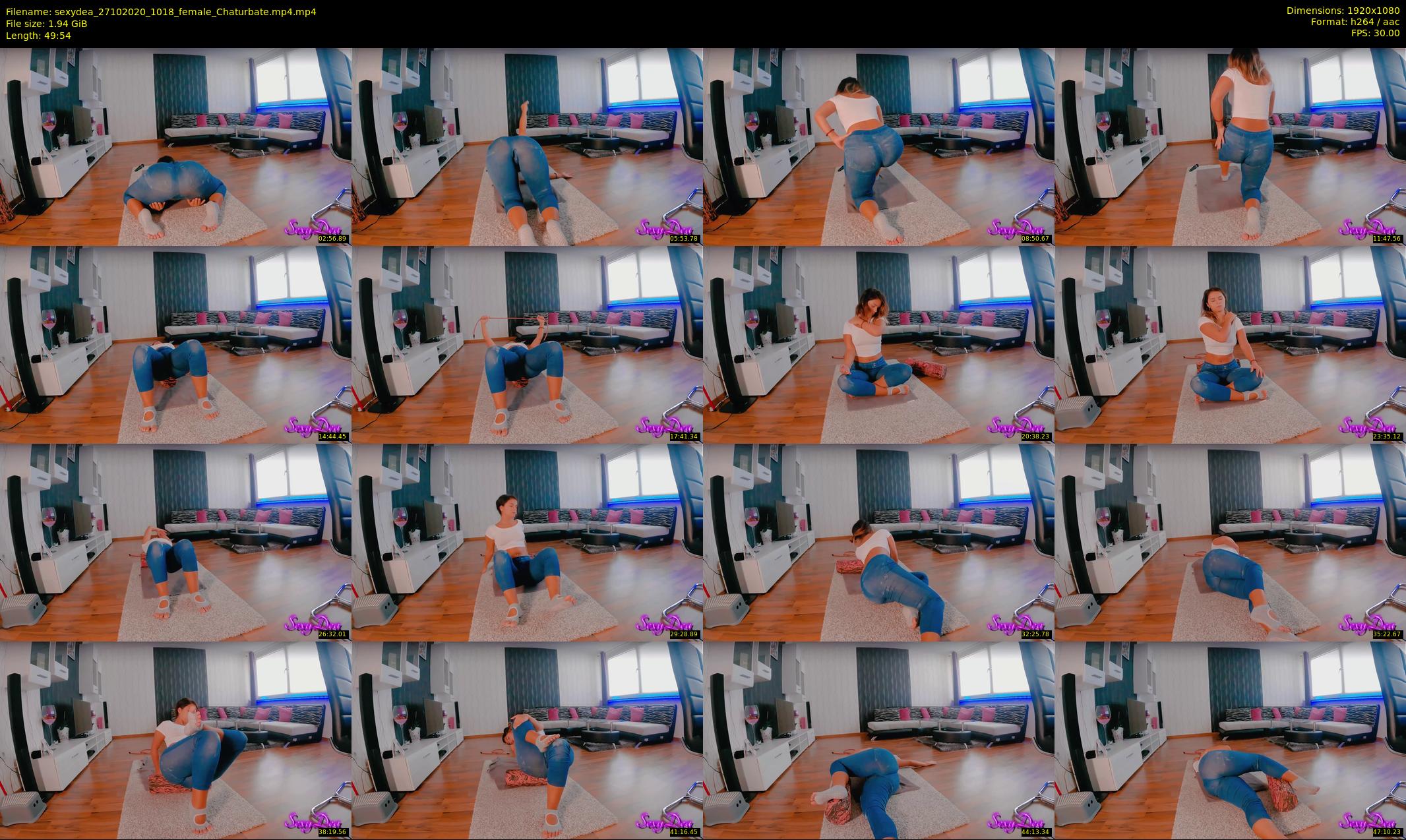 sexydea — 50 minute Chaturbate female cam show recording, 1080p, Oct 27, 2020