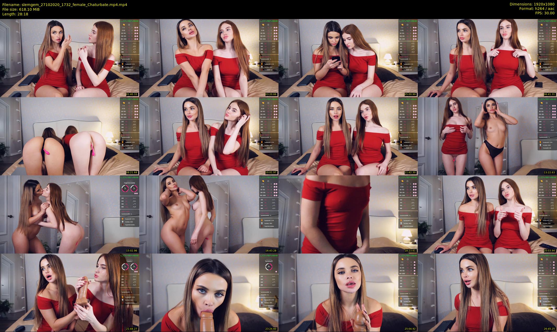 slemgem — 29 minute Chaturbate couple cam show recording, 1080p, Oct 27, 2020