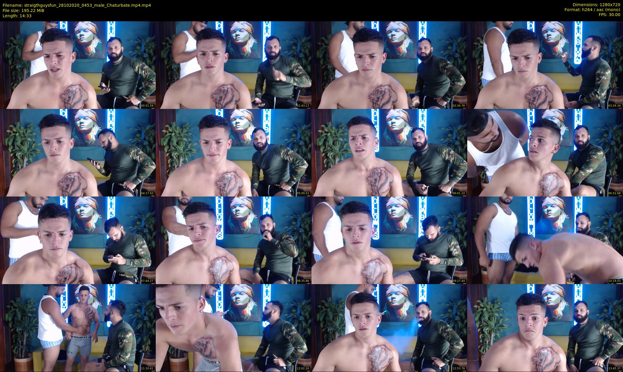 straigthguysfun — 15 minute Chaturbate male cam show recording, 720p, Oct 28, 2020