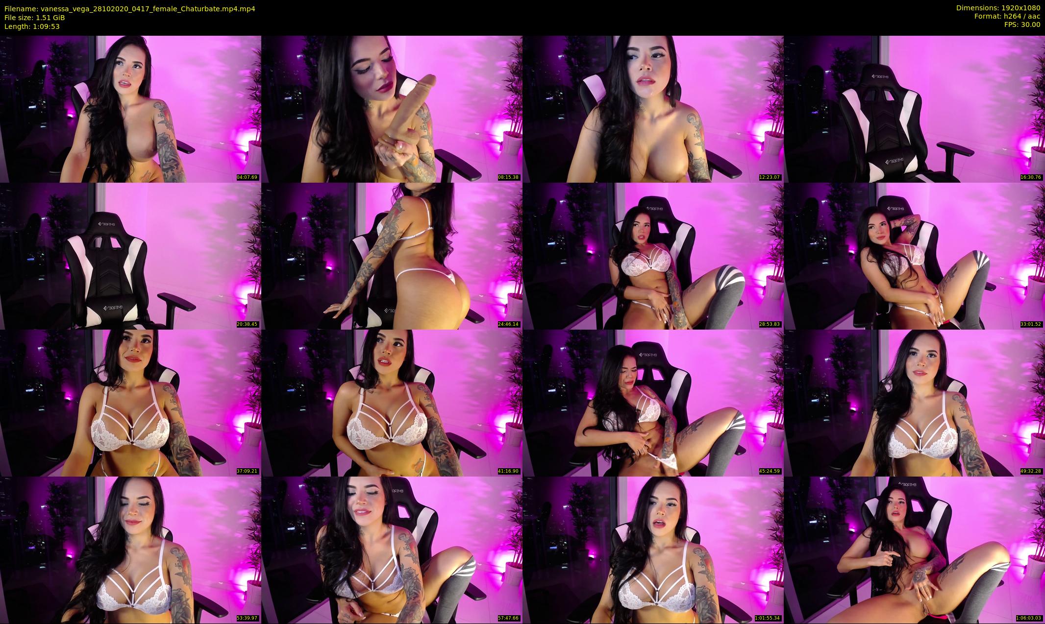 vanessa_vega — 70 minute Chaturbate female cam show recording, 1080p, Oct 28, 2020