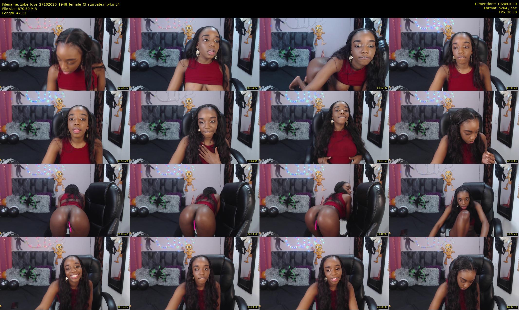 zobe_love — 48 minute Chaturbate female cam show recording, 1080p, Oct 27, 2020