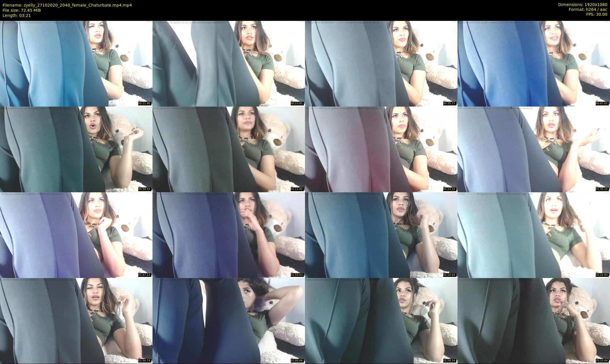 zyelly — 4 minute Chaturbate female cam show recording, 1080p, Oct 27, 2020