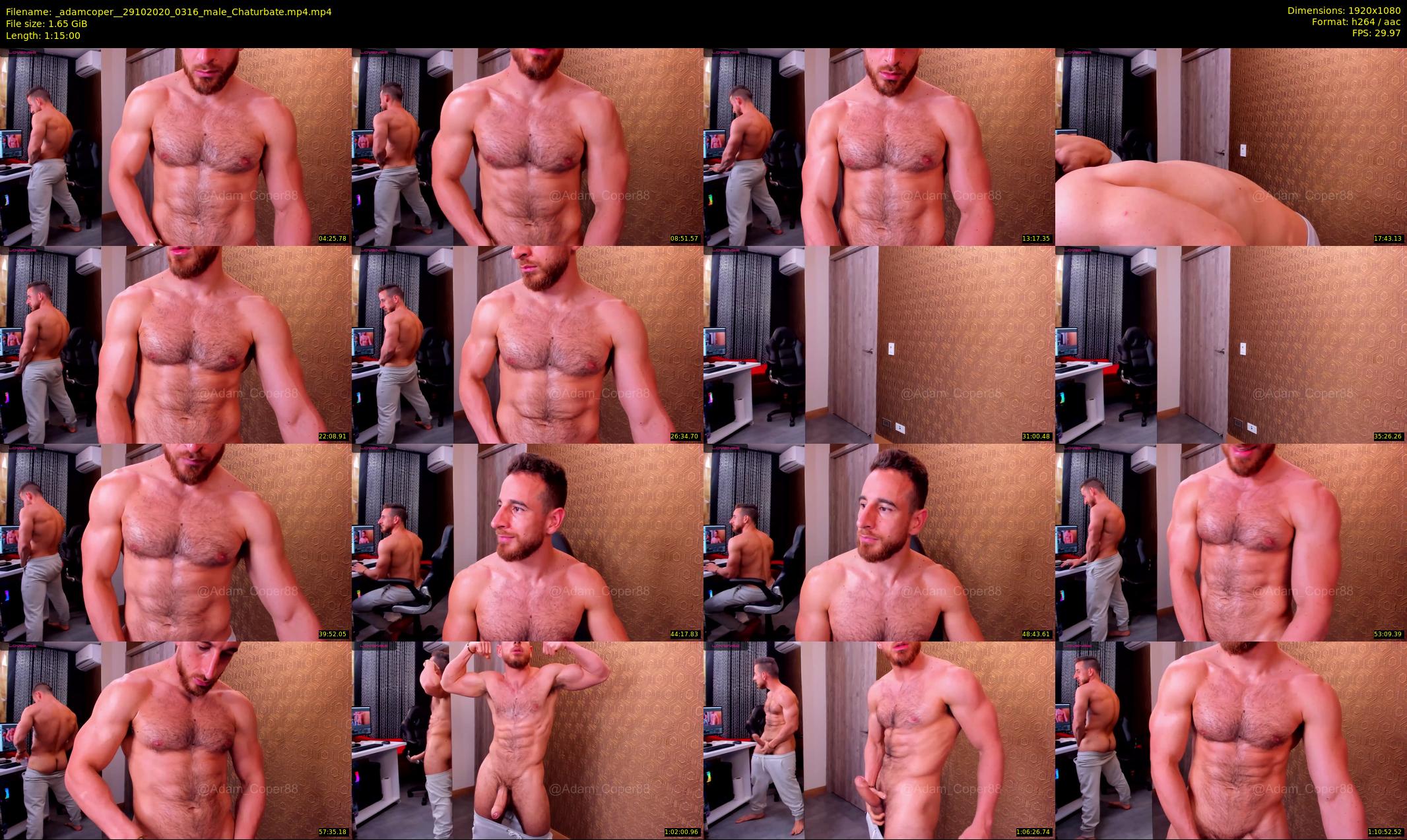 _adamcoper_ — 75 minute Chaturbate male cam show recording, 1080p, Oct 29, 2020