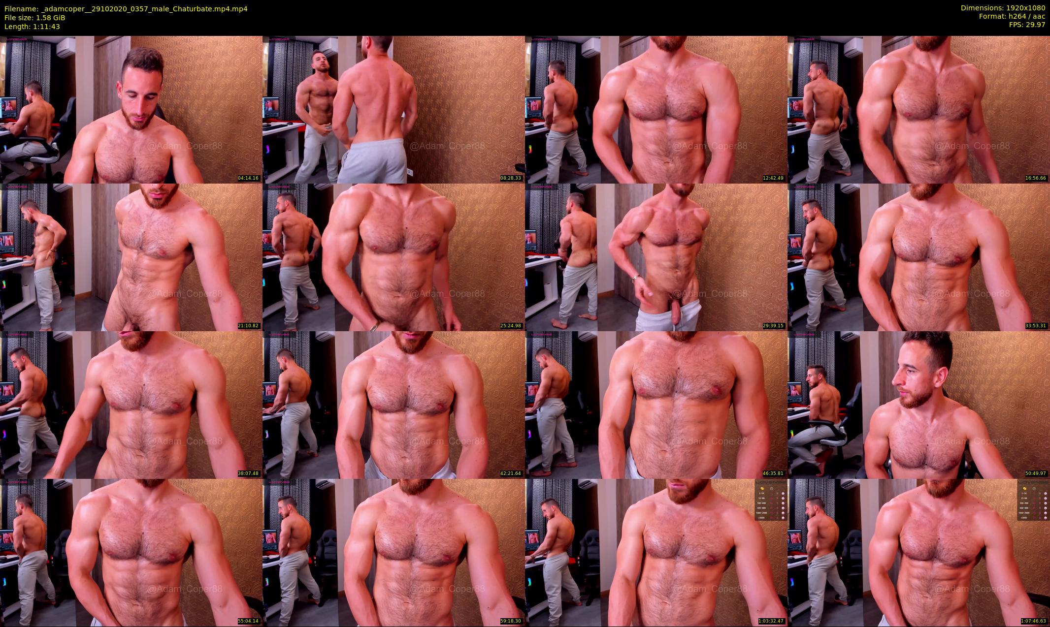 _adamcoper_ — 72 minute Chaturbate male cam show recording, 1080p, Oct 29, 2020