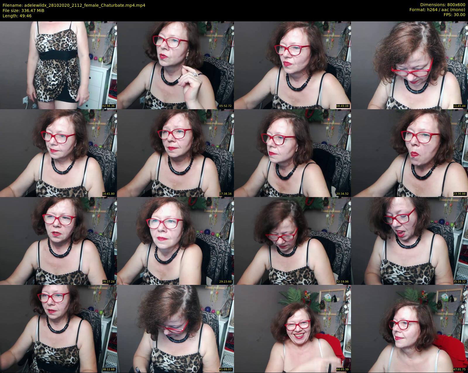 adelewildx — 50 minute Chaturbate female cam show recording, 480p, Oct 28, 2020