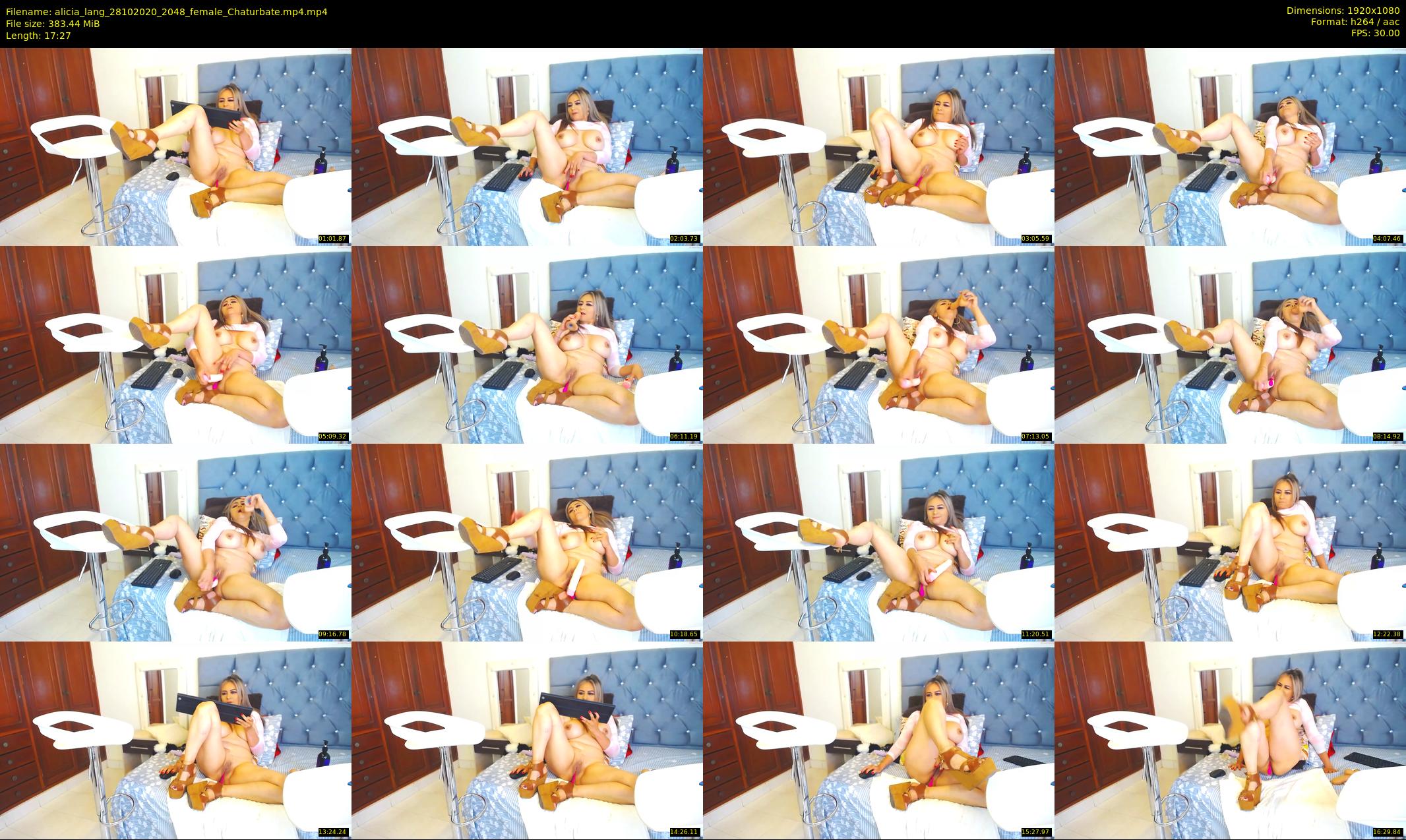 alicia_lang — 18 minute Chaturbate female cam show recording, 1080p, Oct 28, 2020